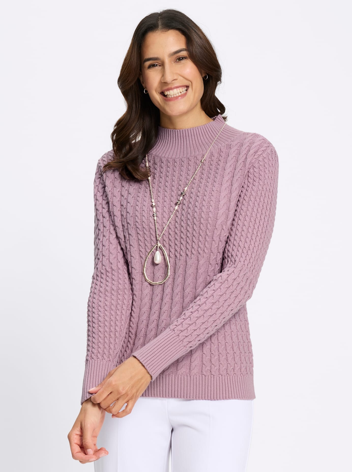 Inspirationen Stehkragenpullover "Stehkragen-Pullover"