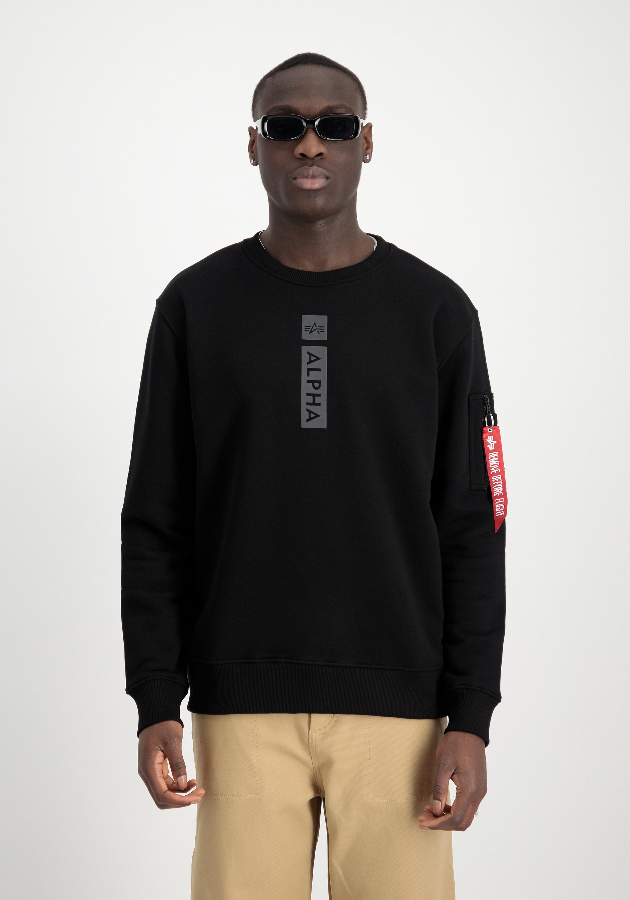 Alpha Industries Sweater »Alpha Industries Men - Sweatshirts Alpha Refl. Print Sweater«