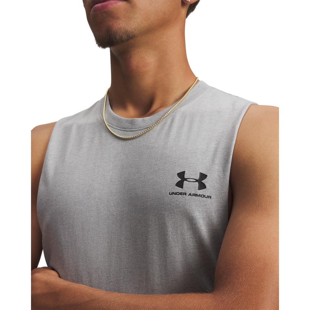Under Armour® Trainingstop »UA LEFT CHEST CUT OFF TANK« 1 tlg. sportliche Schnittform, für Trainingseinheiten, leichtes Design