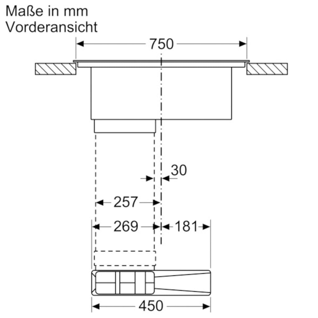 BOSCH Kochfeld mit Dunstabzug »PVQ811F15E«, PVQ811F15E