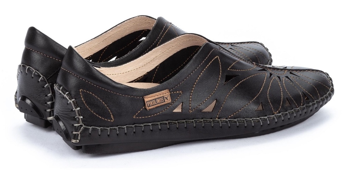 PIKOLINOS Slipper »JEREZ«, Sommerschuh, Loafer, Komfortschuh in Blüten-Gestaltung