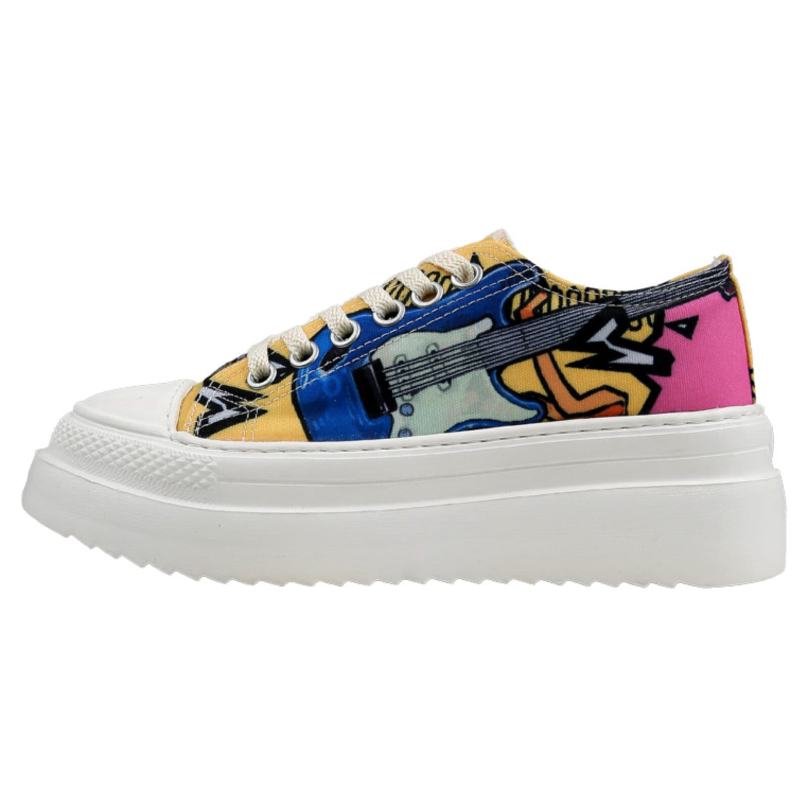 DOGO Sneaker "Freya Low-Top Sneaker Rock On Damen Sneaker" Handgefertigt
