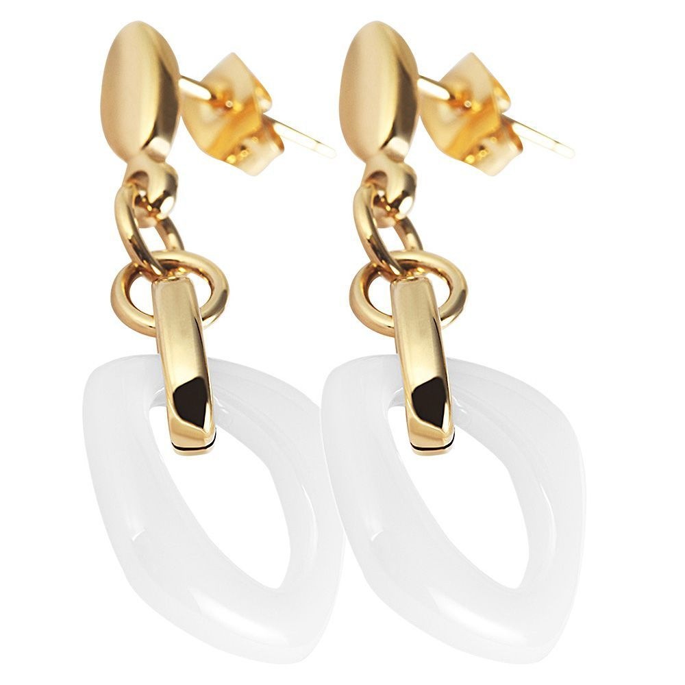 Adelia´s Paar Ohrhänger "Damen Ohrringe – Ohrstecker aus Edelstahl" Eine sc günstig online kaufen