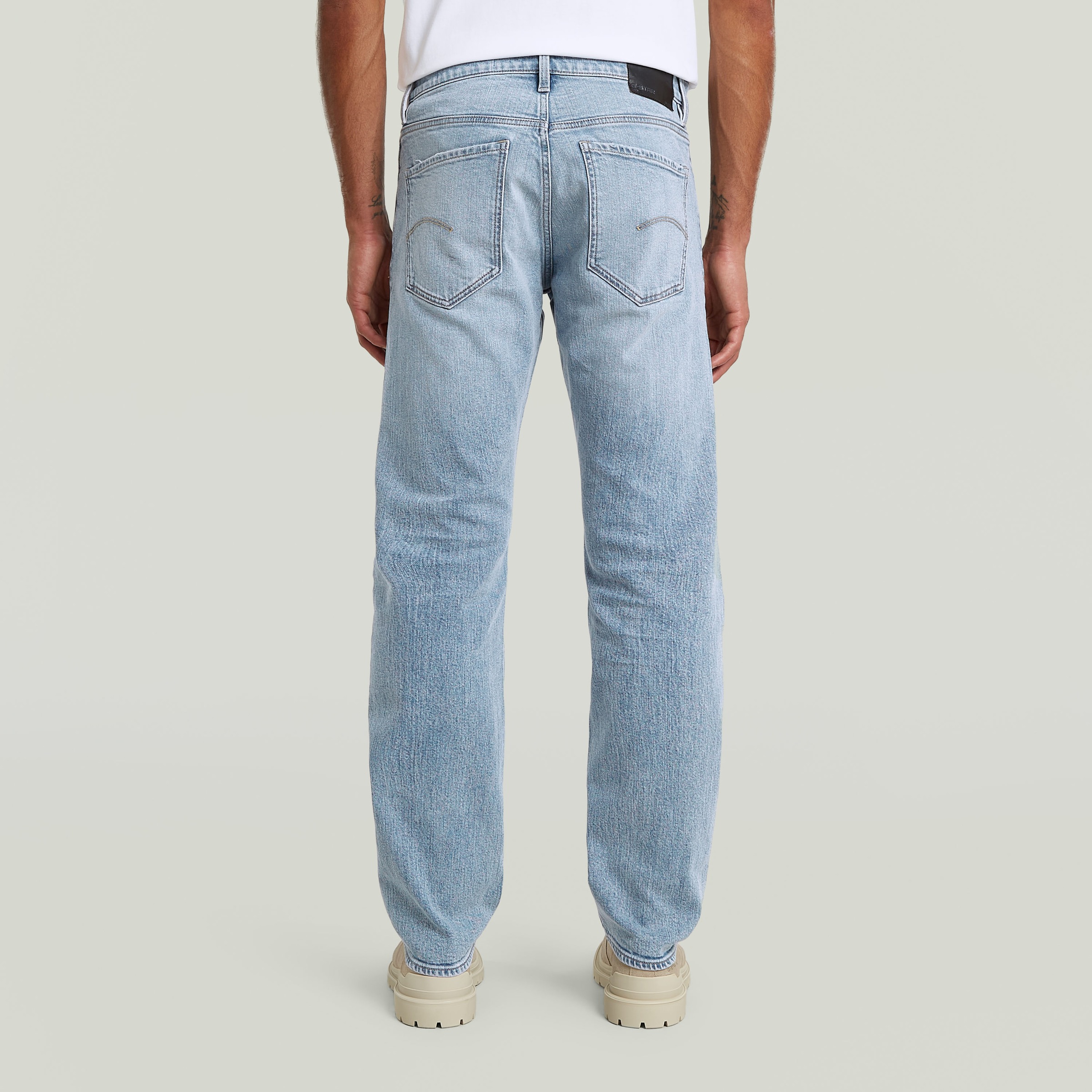 G-STAR Straight-Jeans "Mosa Straight" mit hellen Nähten günstig online kaufen