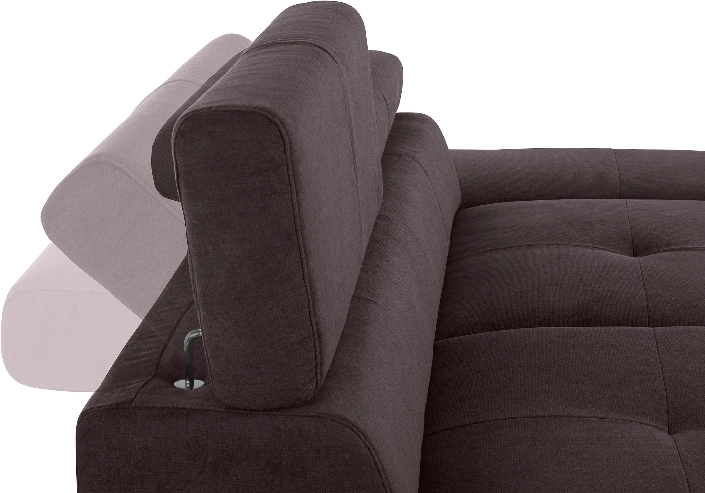 COTTA 2-Sitzer »Enterprise«, Big-Sofa, mit Armteilverstellung & Kopfteilverstellung