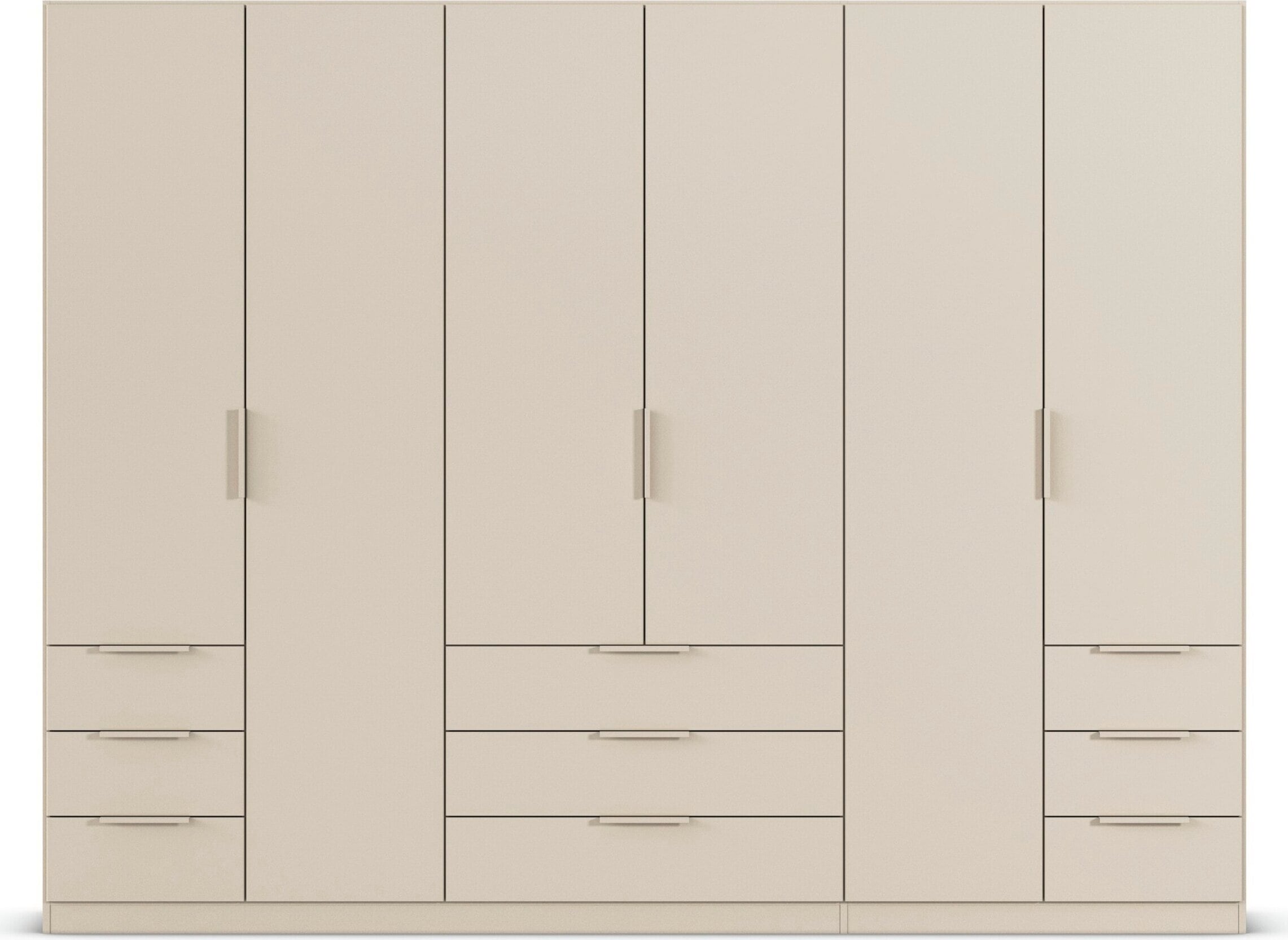 OTTO home Kleiderschrank »Mehrzweckschrank Schrank Schlafzimmer Garderobe Mietswohnung XEELINA« Mehr Flexibilität durch variable Schubladenanordnung MADE IN GERMANY