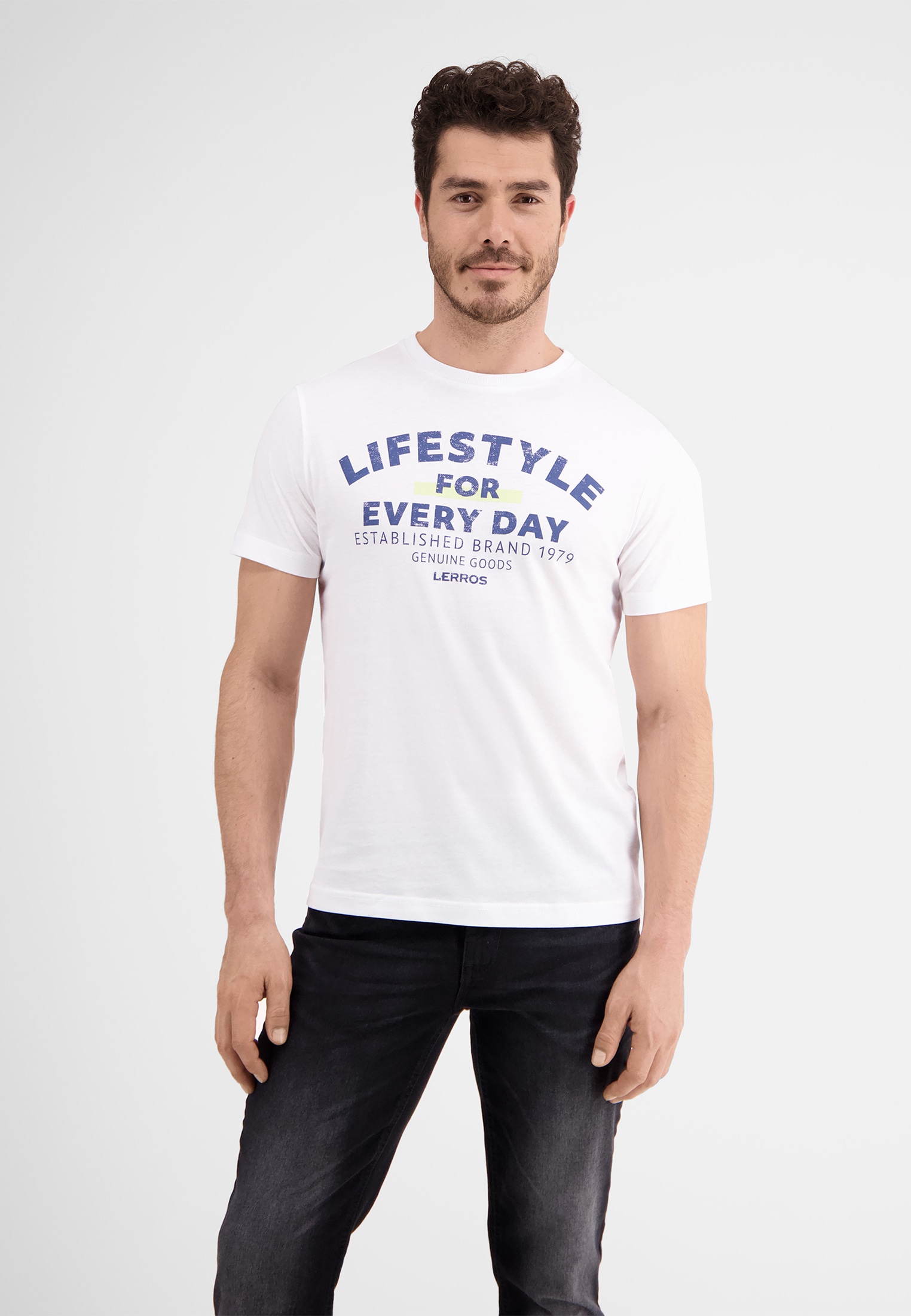 LERROS T-Shirt "LERROS T-Shirt *Lifestyle for every day*"