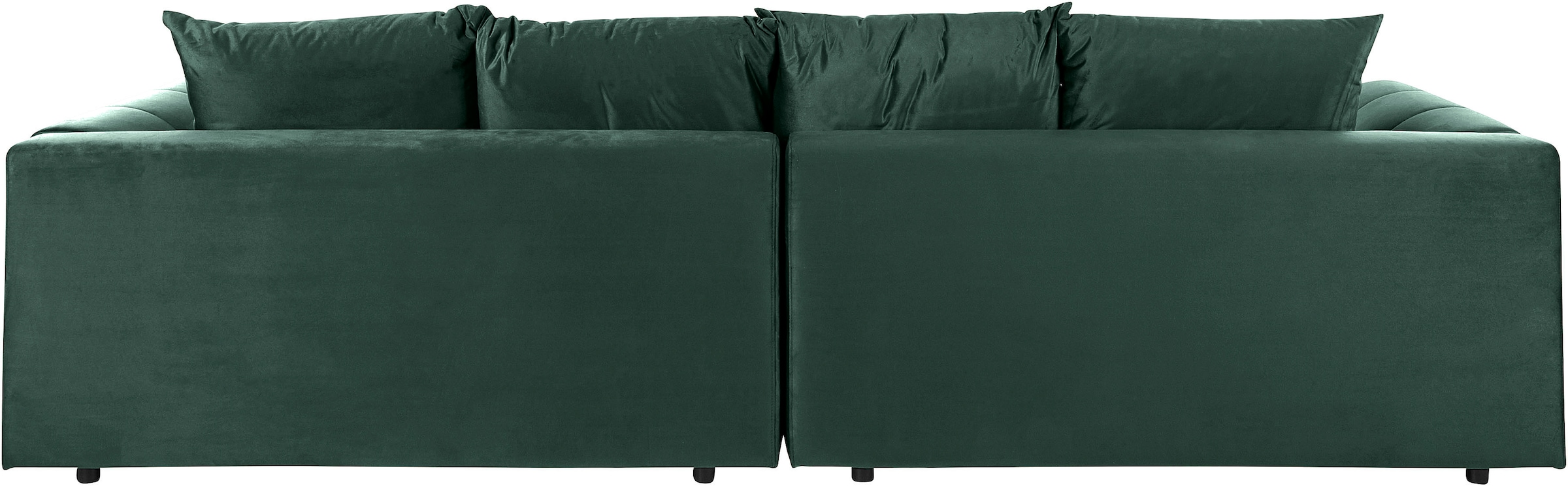 INOSIGN Big-Sofa »Rom«, Steppung im Sitzbereich, Federkern-Polsterung