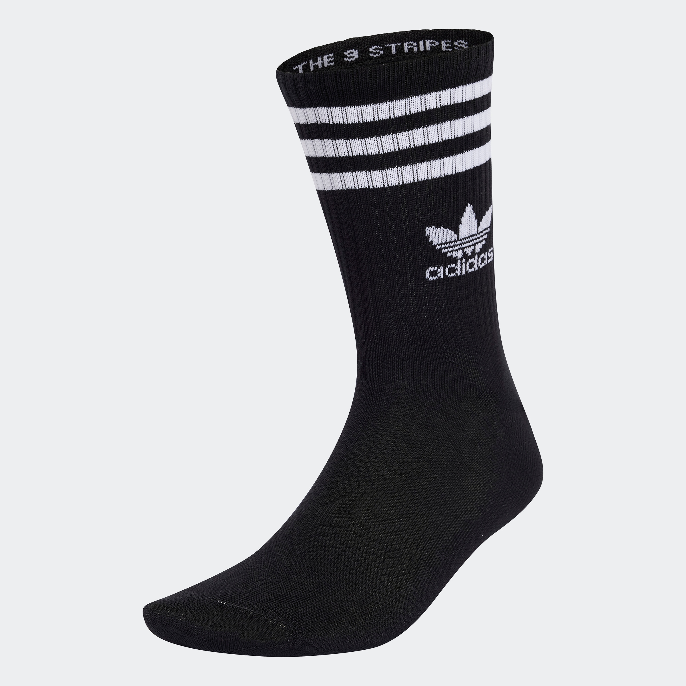 adidas Originals Sportsocken "3-STREIFEN CREW, 6 PAAR" 6 Stk. tlg. für Laufen, 6er-Pack, mit legendären 3-Streifen und Trefoil Logo
