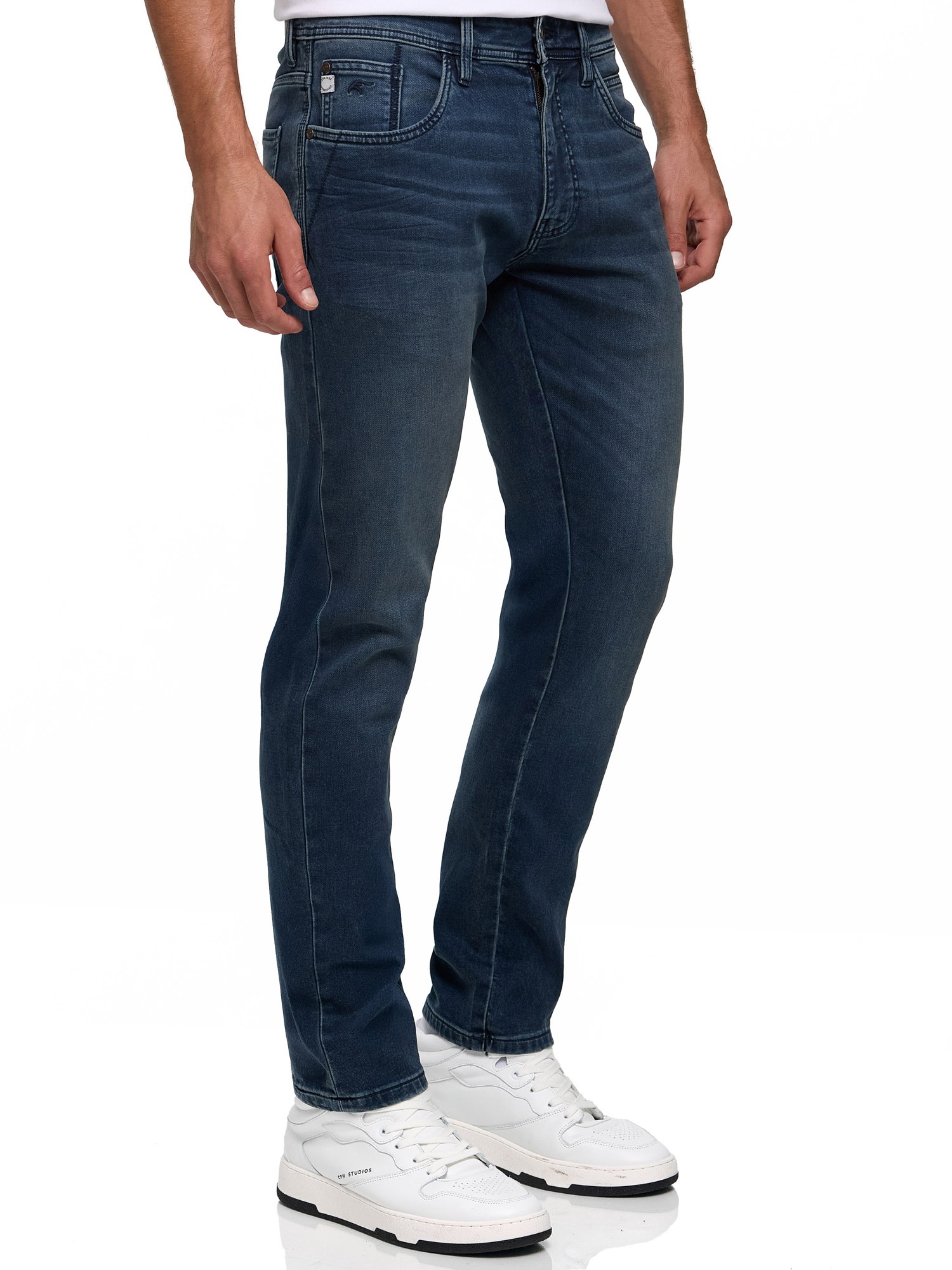 Thumbnail - Indicode Regular-fit-Jeans "INCoil" Baumwollmischung, regular fit