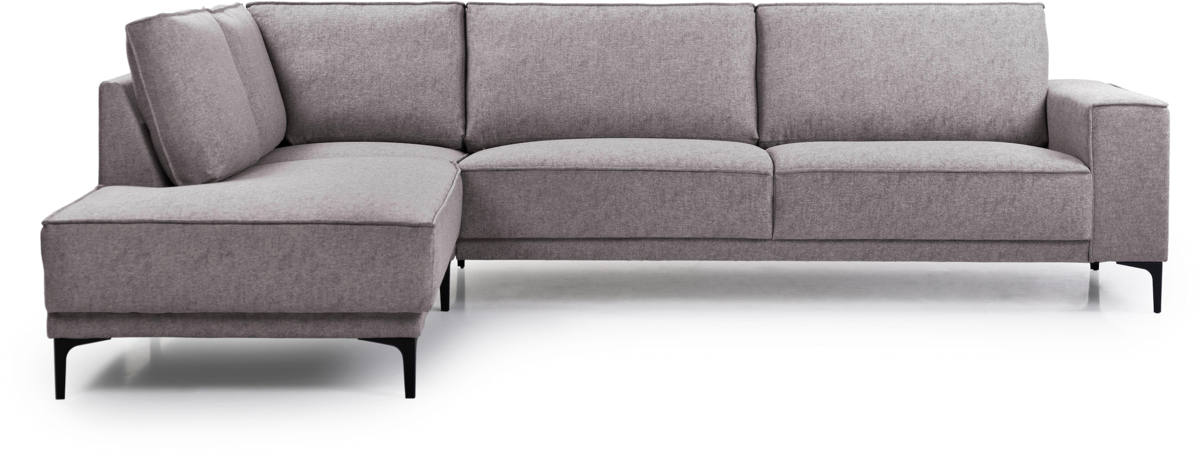 OTTO home Ecksofa "OLAND L-Form, B: 289 cm, Skandi-Design" Struktur, Flachg günstig online kaufen