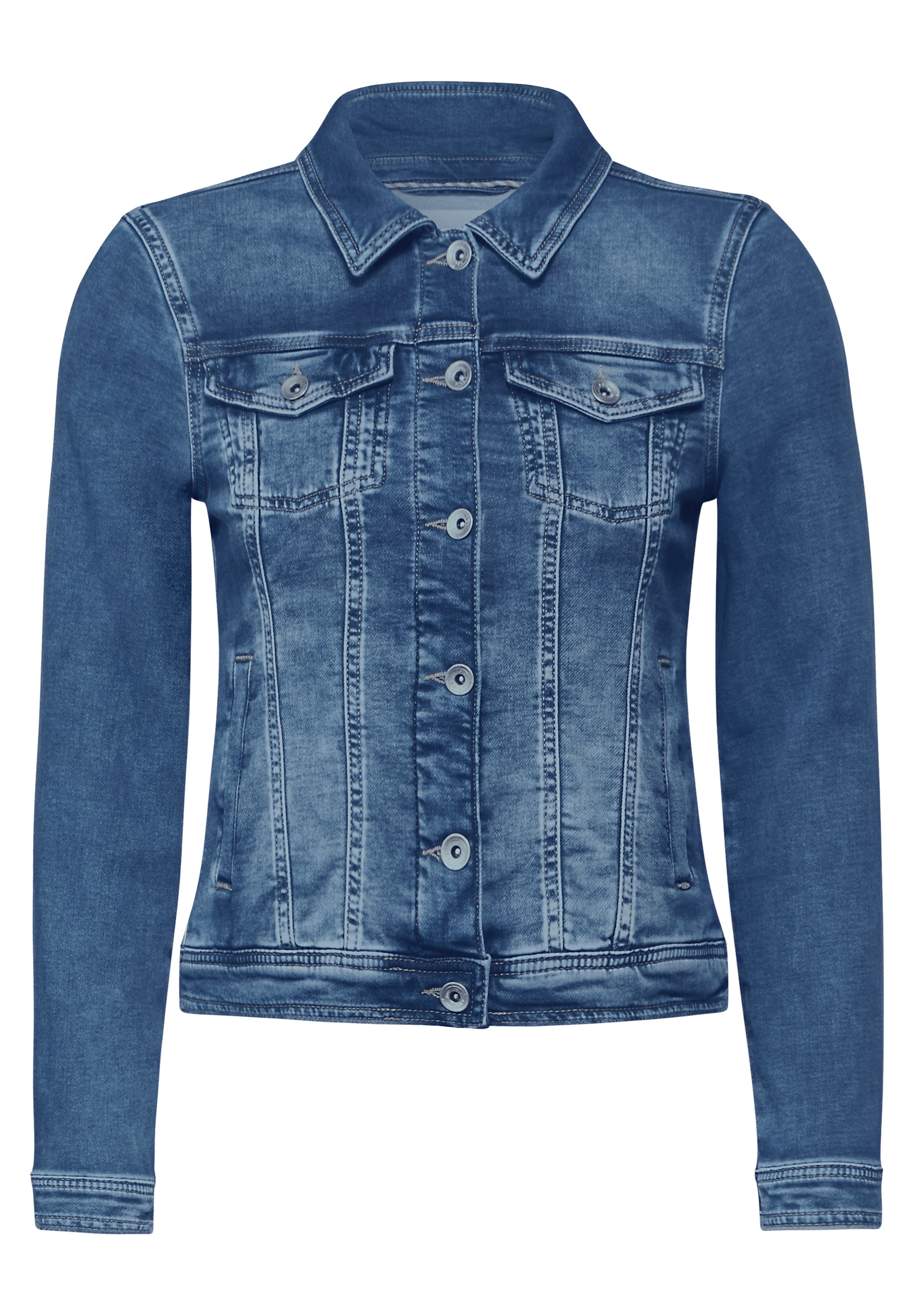 Cecil Jeansjacke, ohne Kapuze, mit Brusttasche