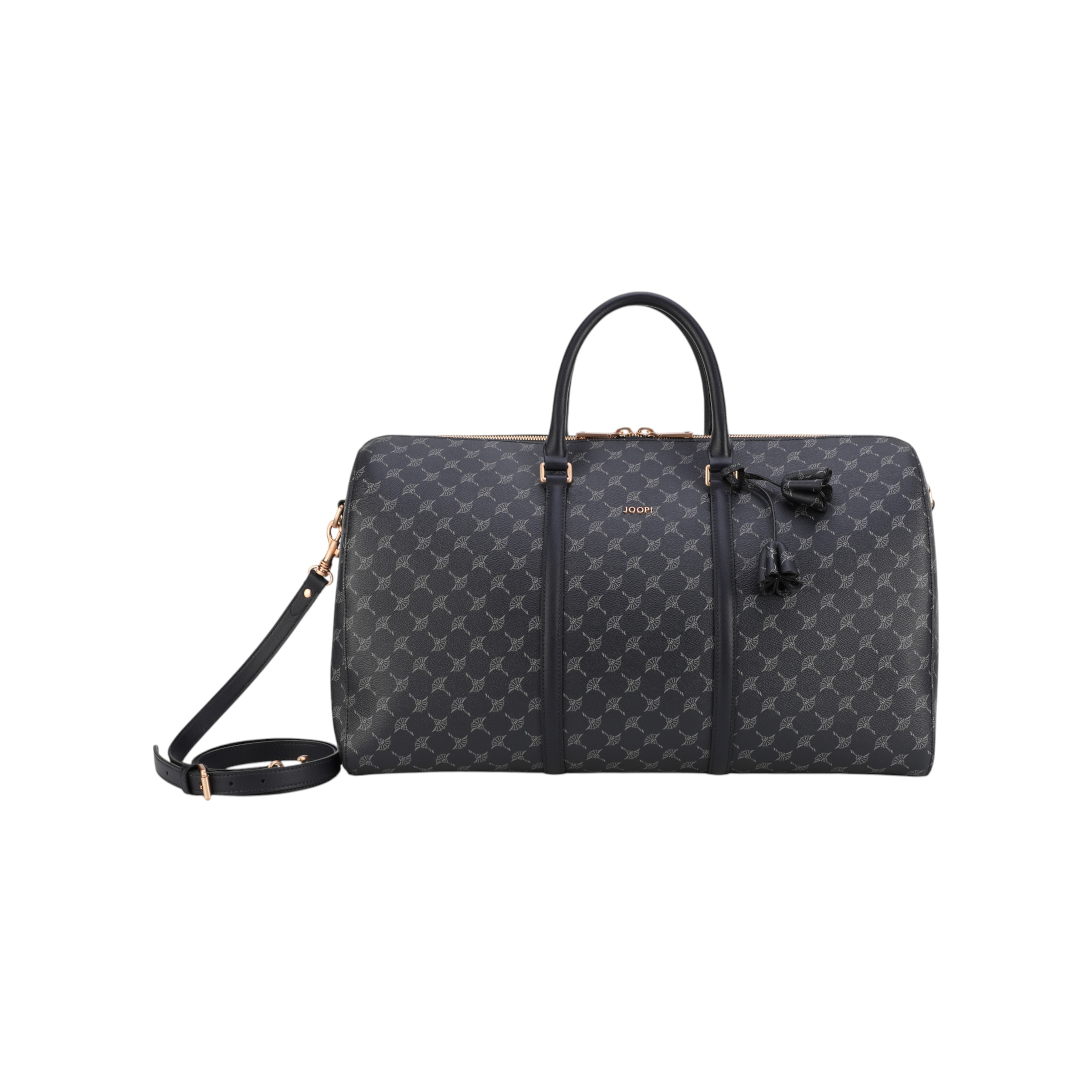 JOOP Damen Weekender "cortina 1.0 aurora weekender lhz", blau, Lederimitat, bedruckt, Taschen, Reisetasche, Sporttasche mit abnehmbaren Schulterriemen