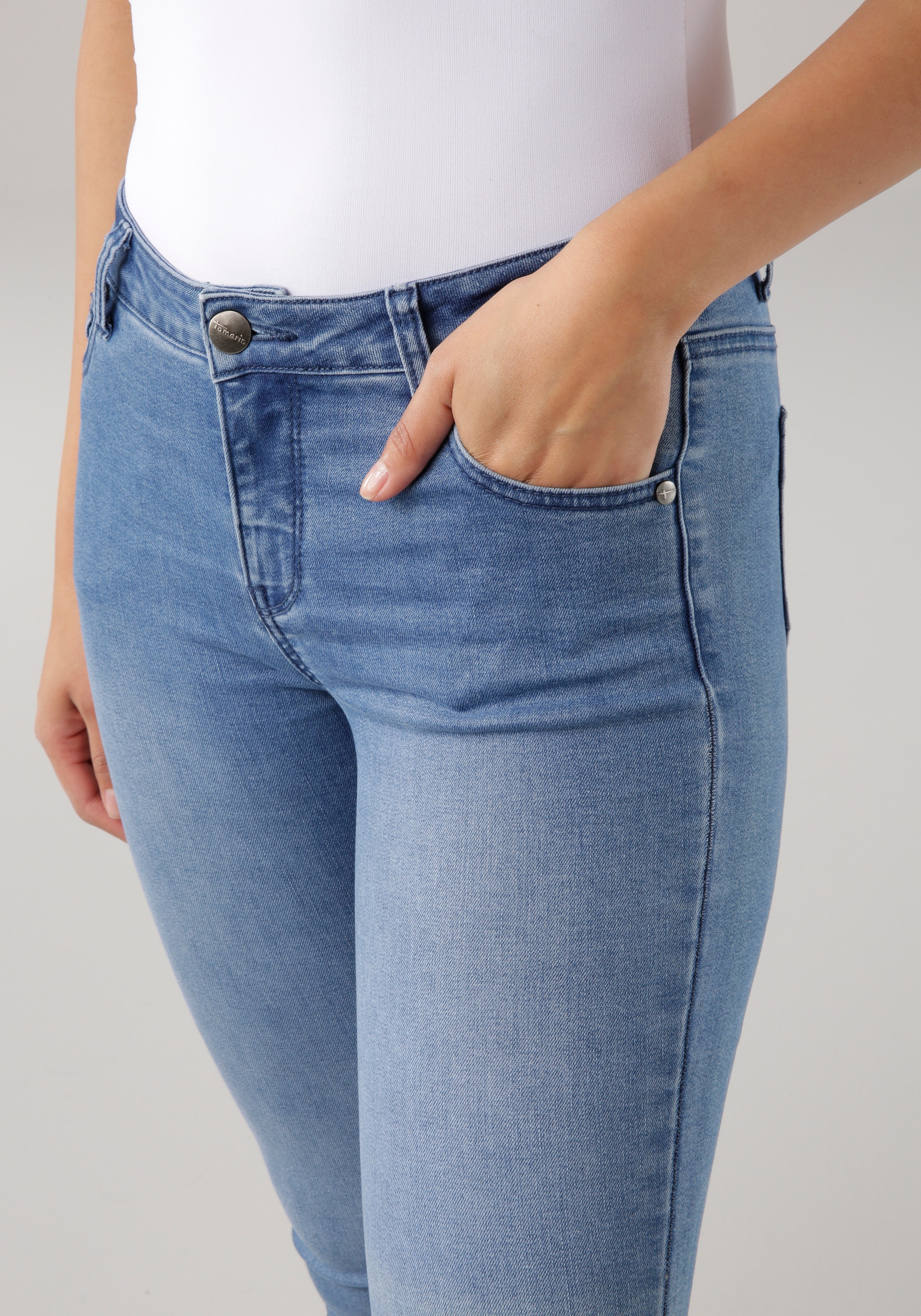BAUR Tamaris Skinny-fit-Jeans, im | Five-Pocket-Style kaufen
