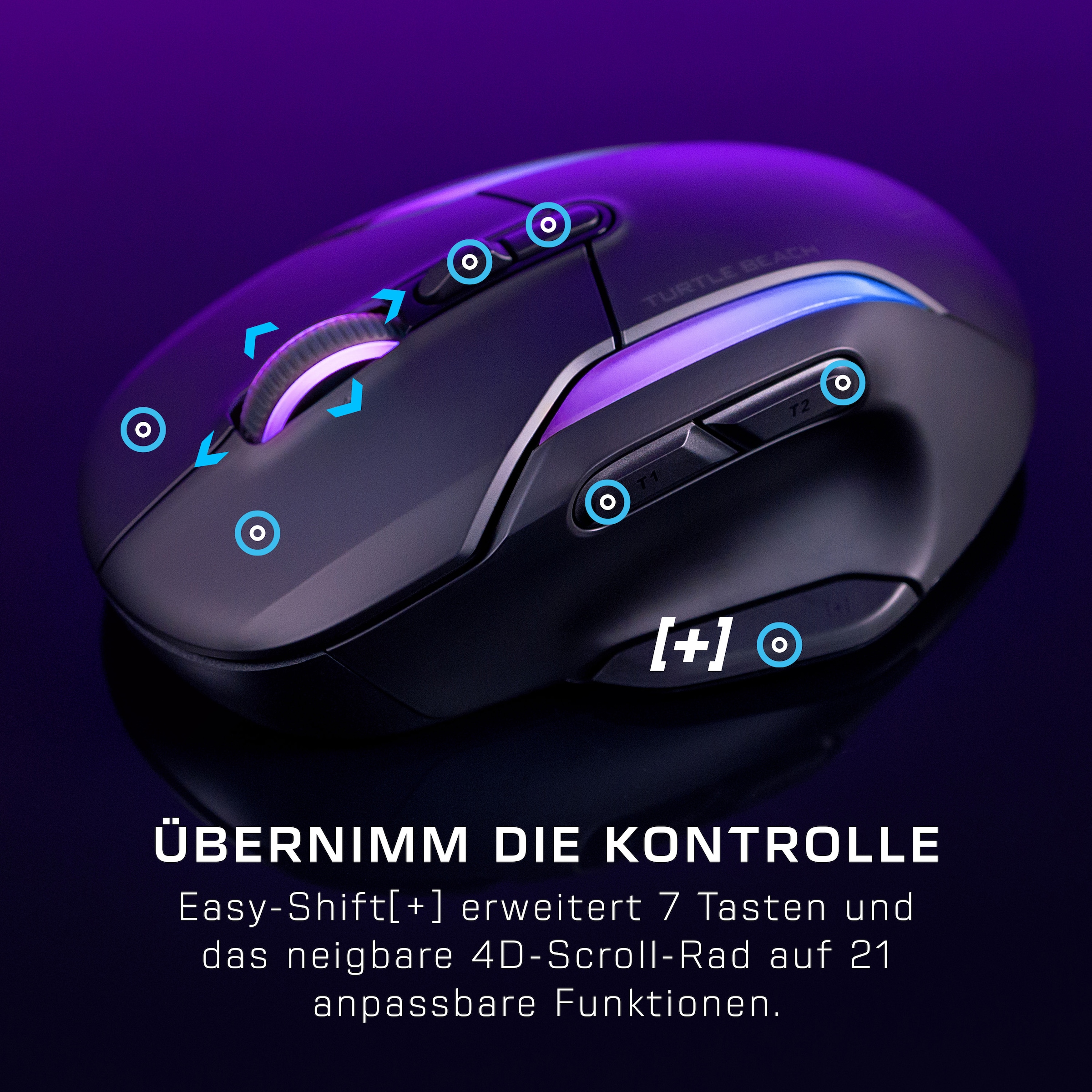 Turtle Beach Gaming-Maus »Kone II Air«, Bluetooth-Funk