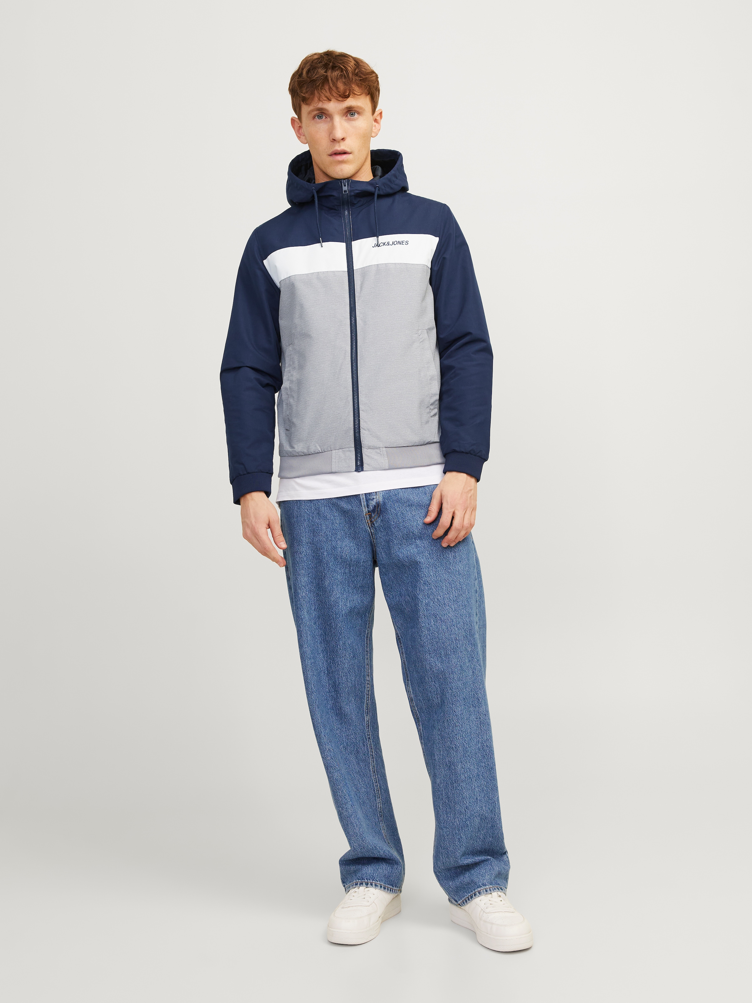 Jack & Jones Blouson »JJERUSH mit Kapuze« mit Kapuze mit praktischer Kapuze