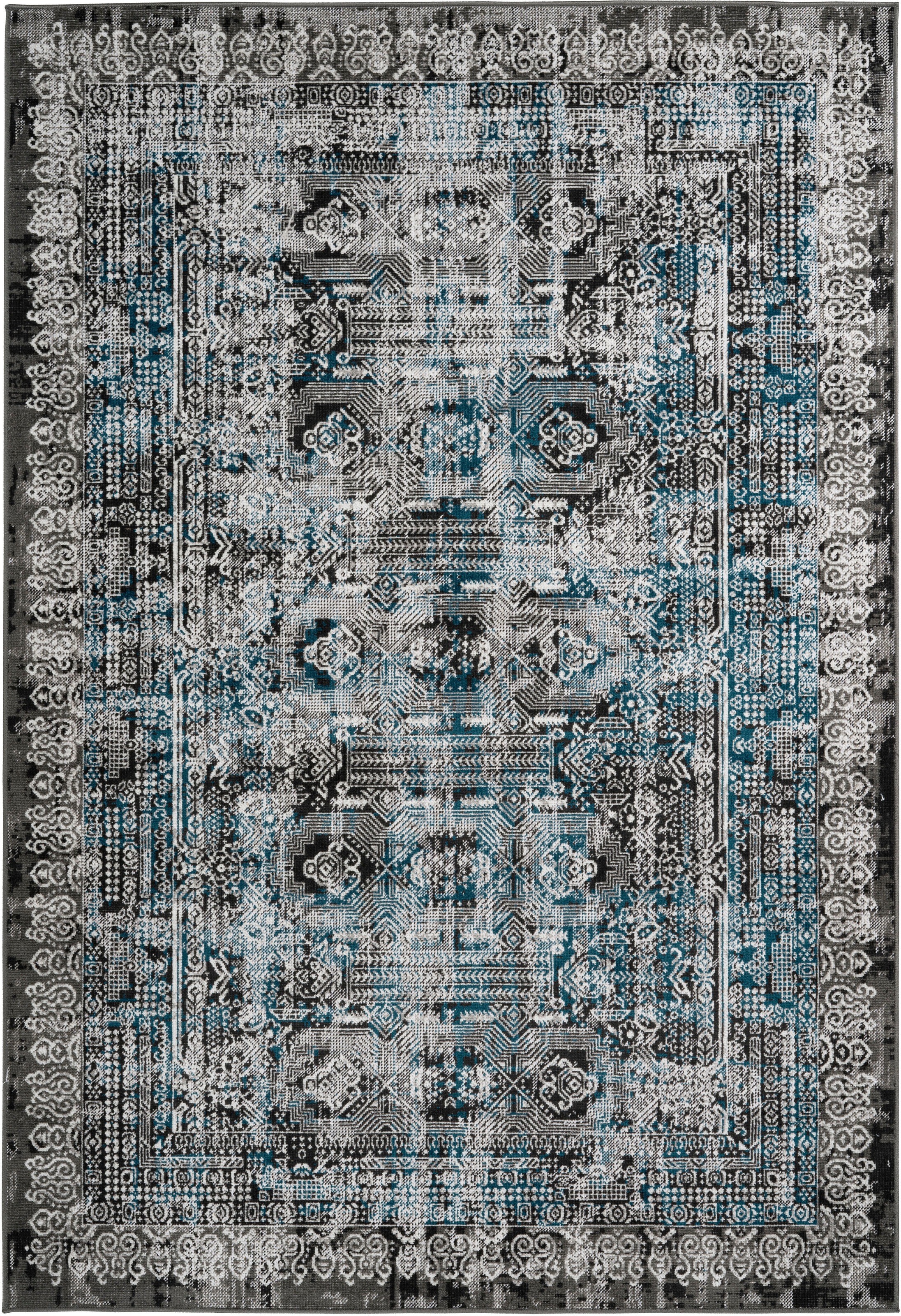 me gusta Teppich »Ariya 525«, rechteckig, 6 mm Höhe, Flachflor, gekettelt, Wohnzimmer