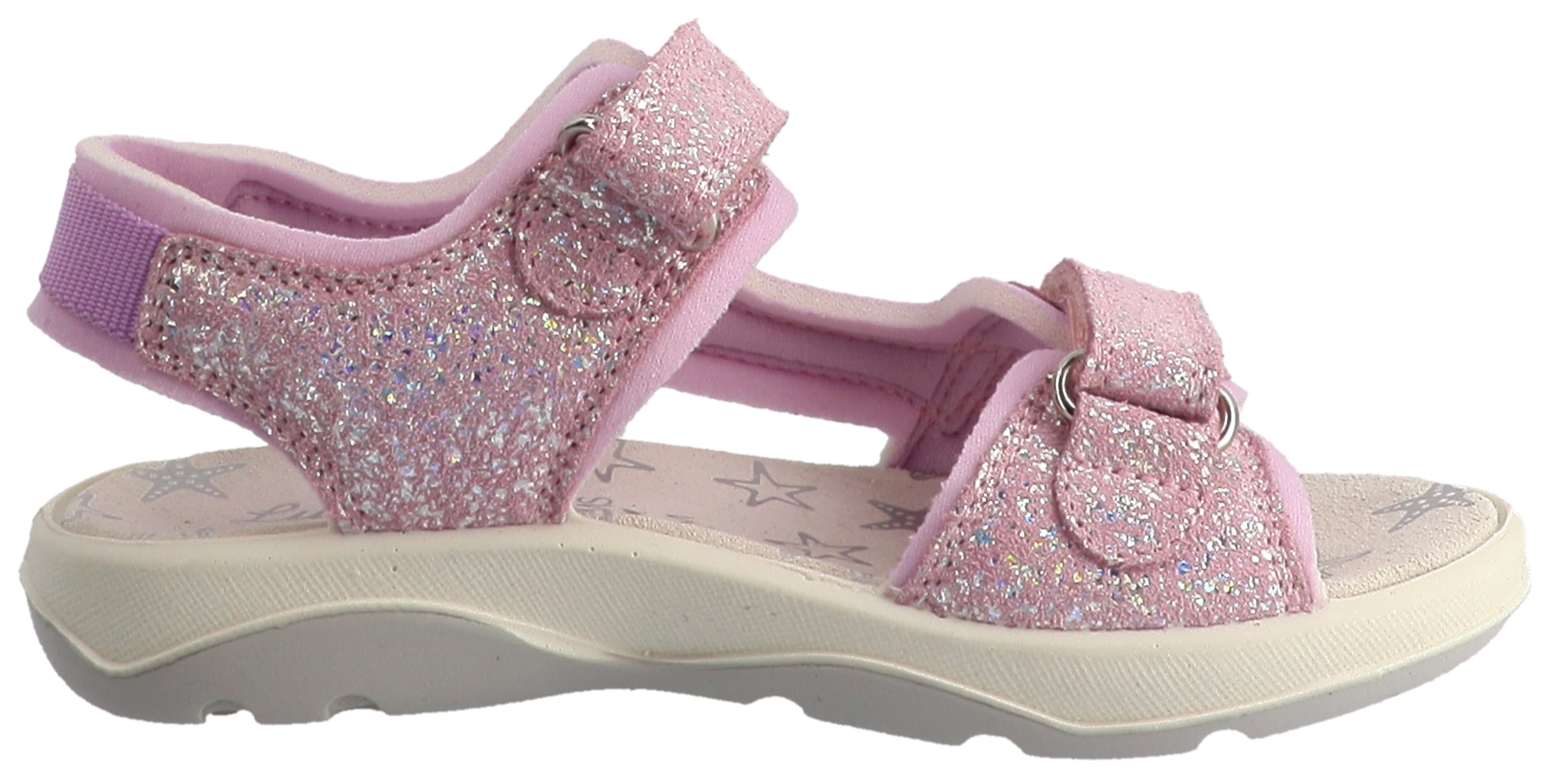 Lurchi Sandale »Fia 2«  Klettschuh mit Glitter, Größenschablone zum Download