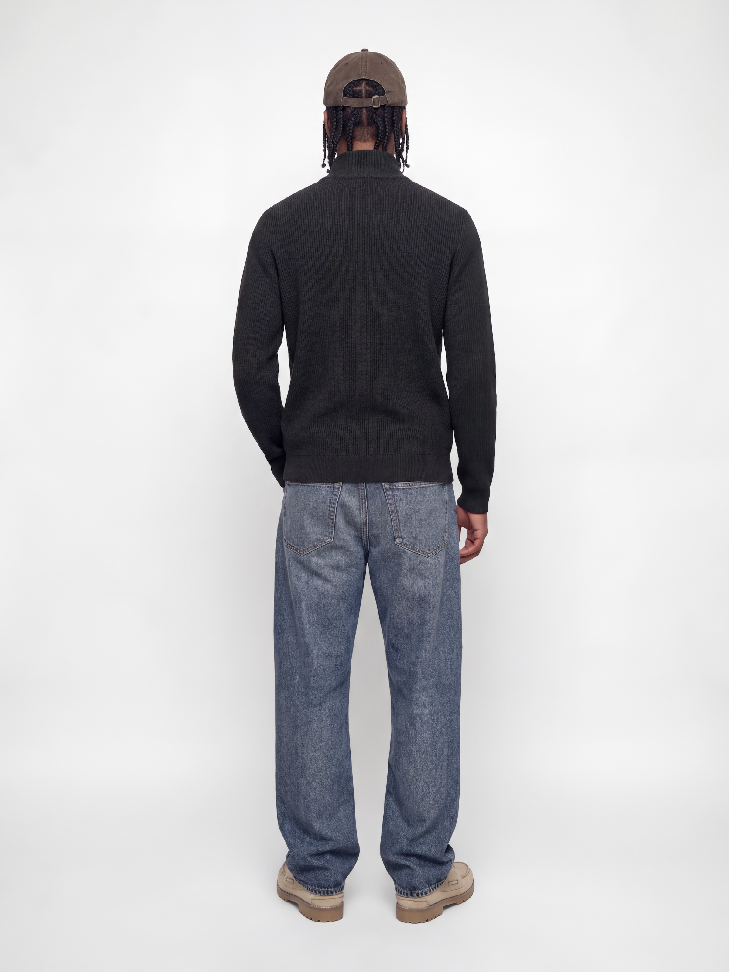 Jack & Jones Strickjacke »JJEPERFECT RIB KNIT FULL ZIP CARDIGAN SN« Baumwollmischung, mit Reißverschluss