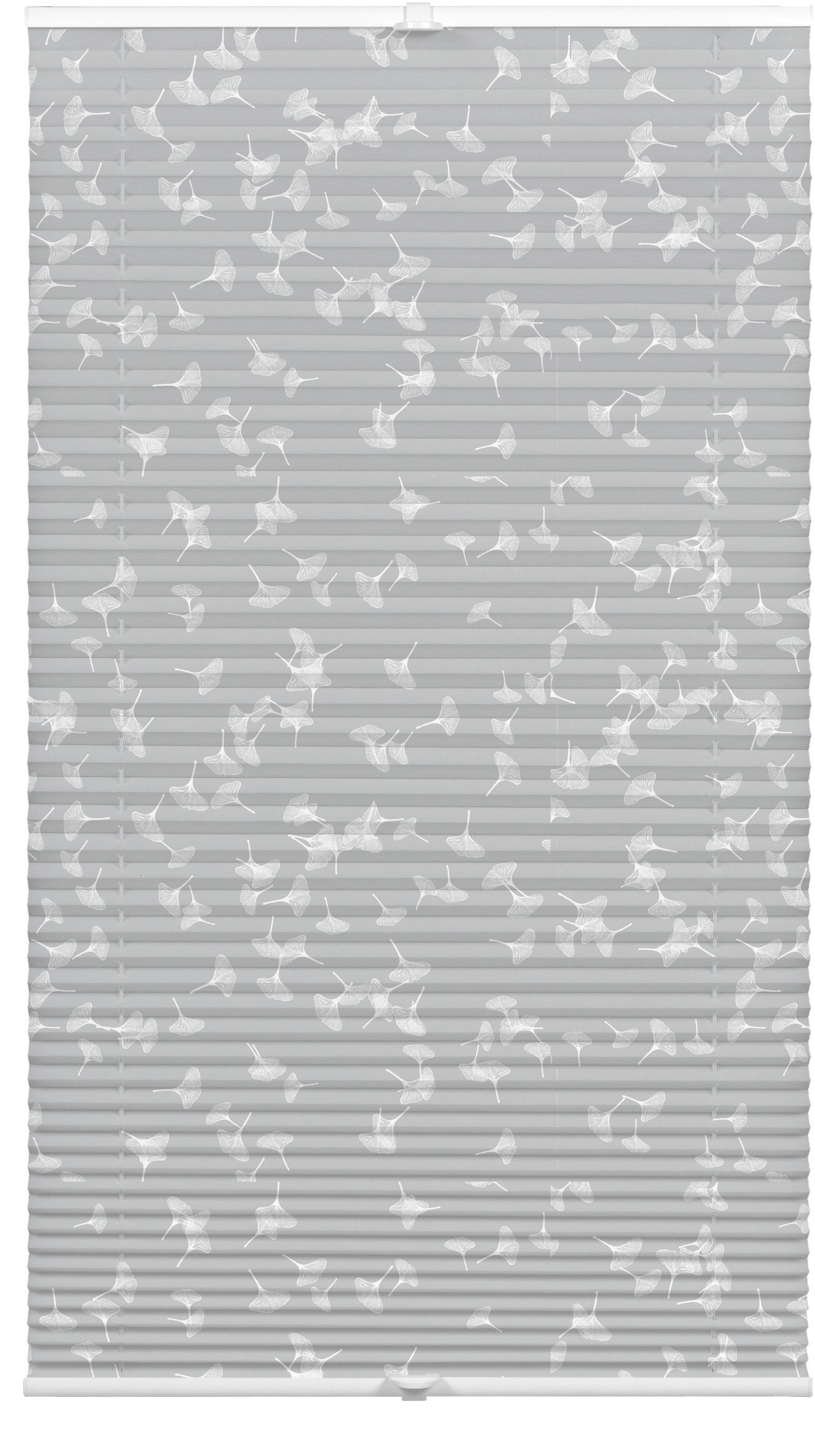 GARDINIA Plissee "Dekor Ginkgo Oesyter Mushroom" blickdicht ohne Bohren ver günstig online kaufen