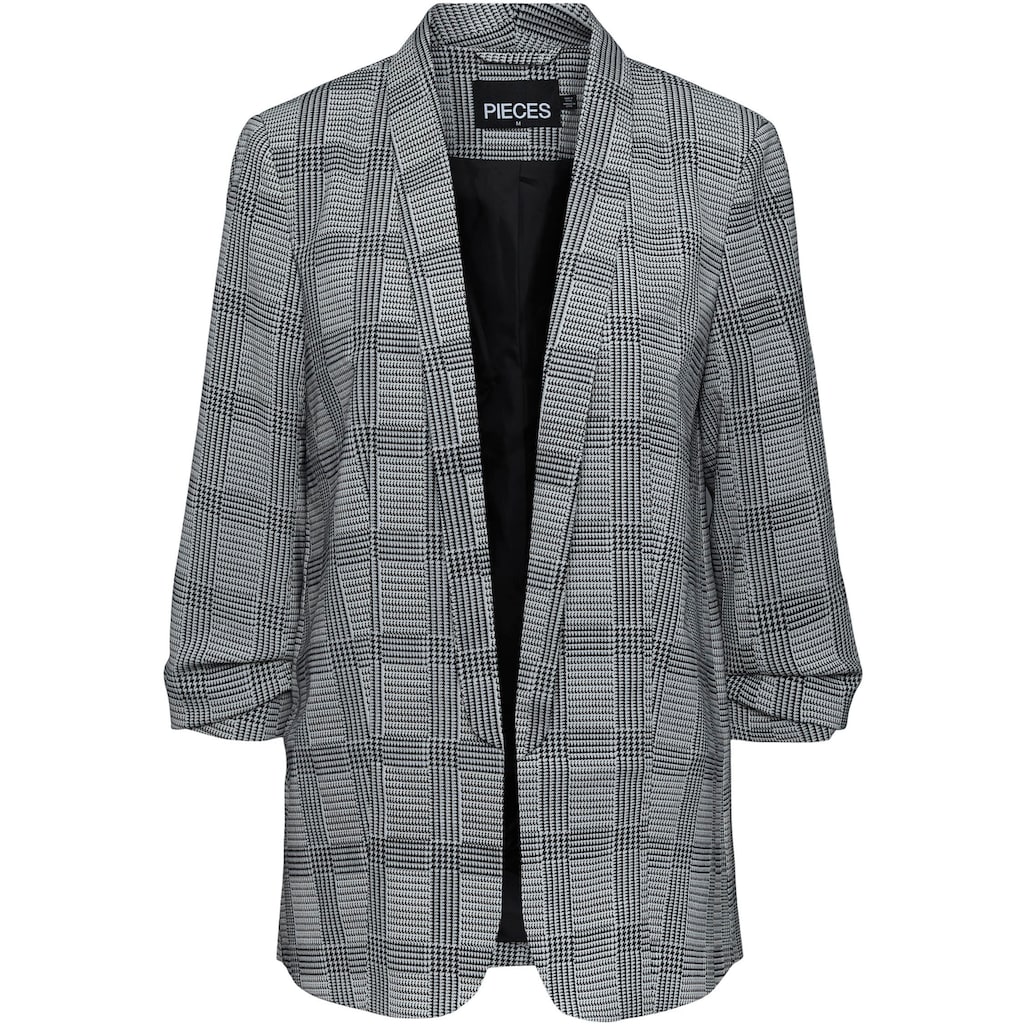 pieces Blusenblazer »PCBOSELLA 3/4 PRINTED BLAZER NOOS«, mit 3/4 Ärmel