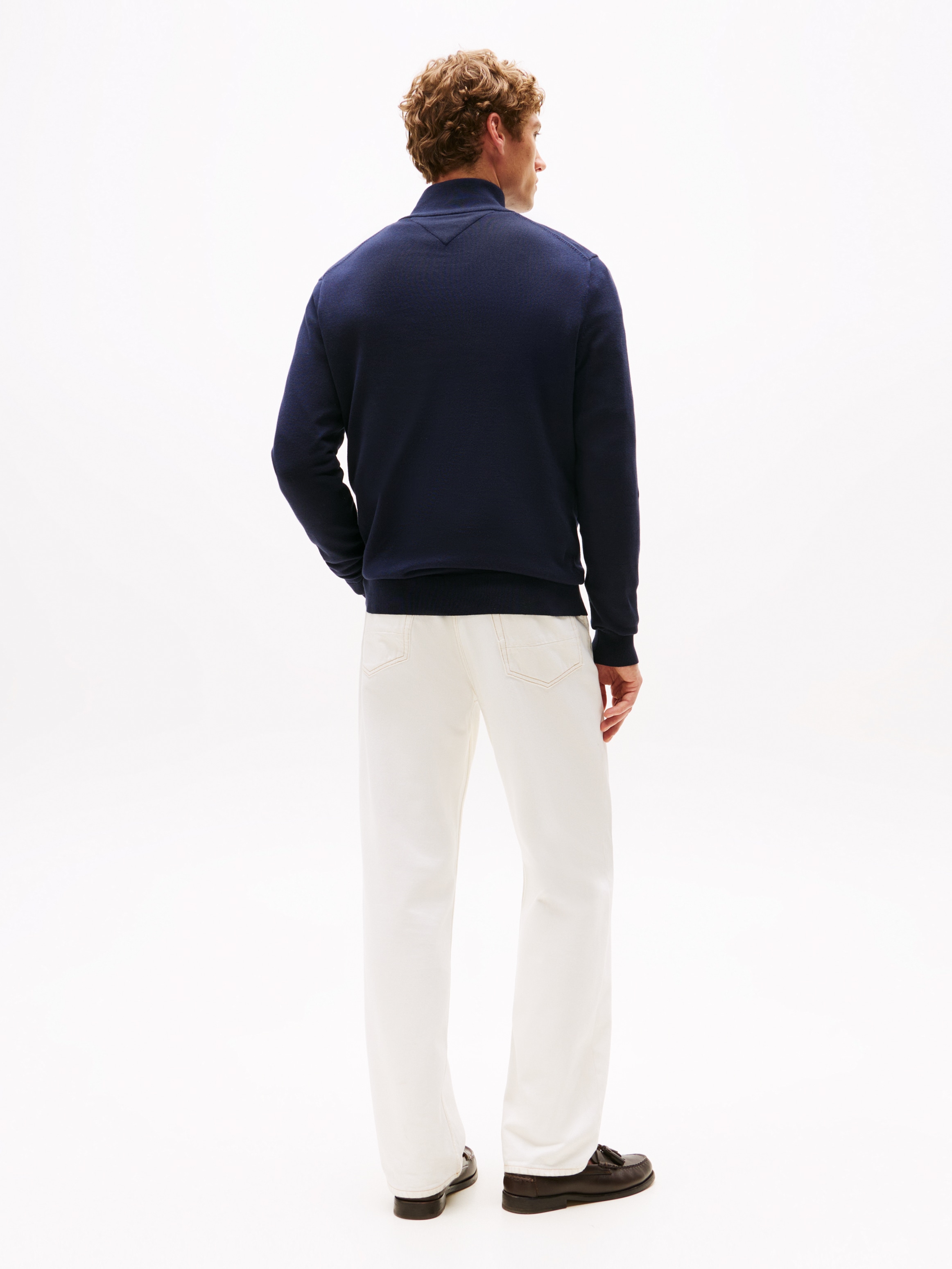 Tommy Hilfiger Troyer »ESSENTIAL COTTON ZIP MOCK«