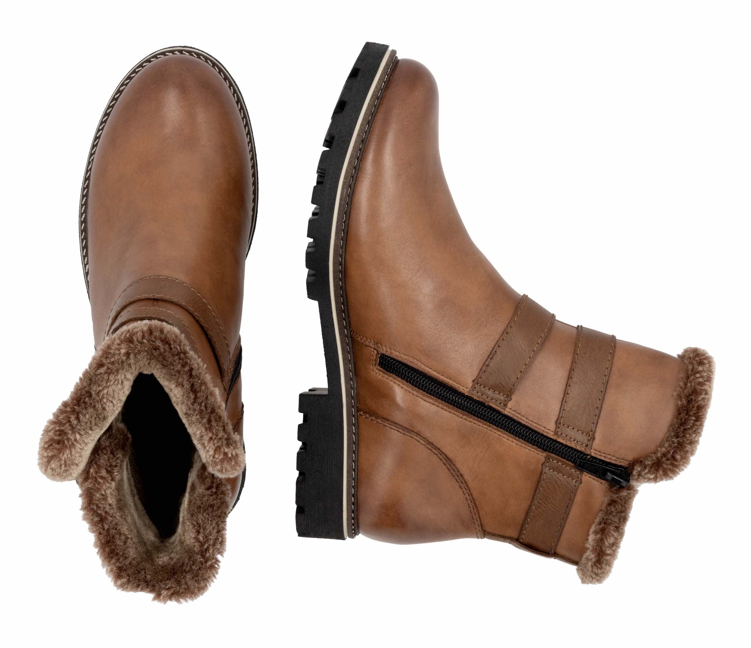 Remonte Winterboots, Blockabsatz, Winterstiefelette, Outdorrschuh mit TEX-Membran