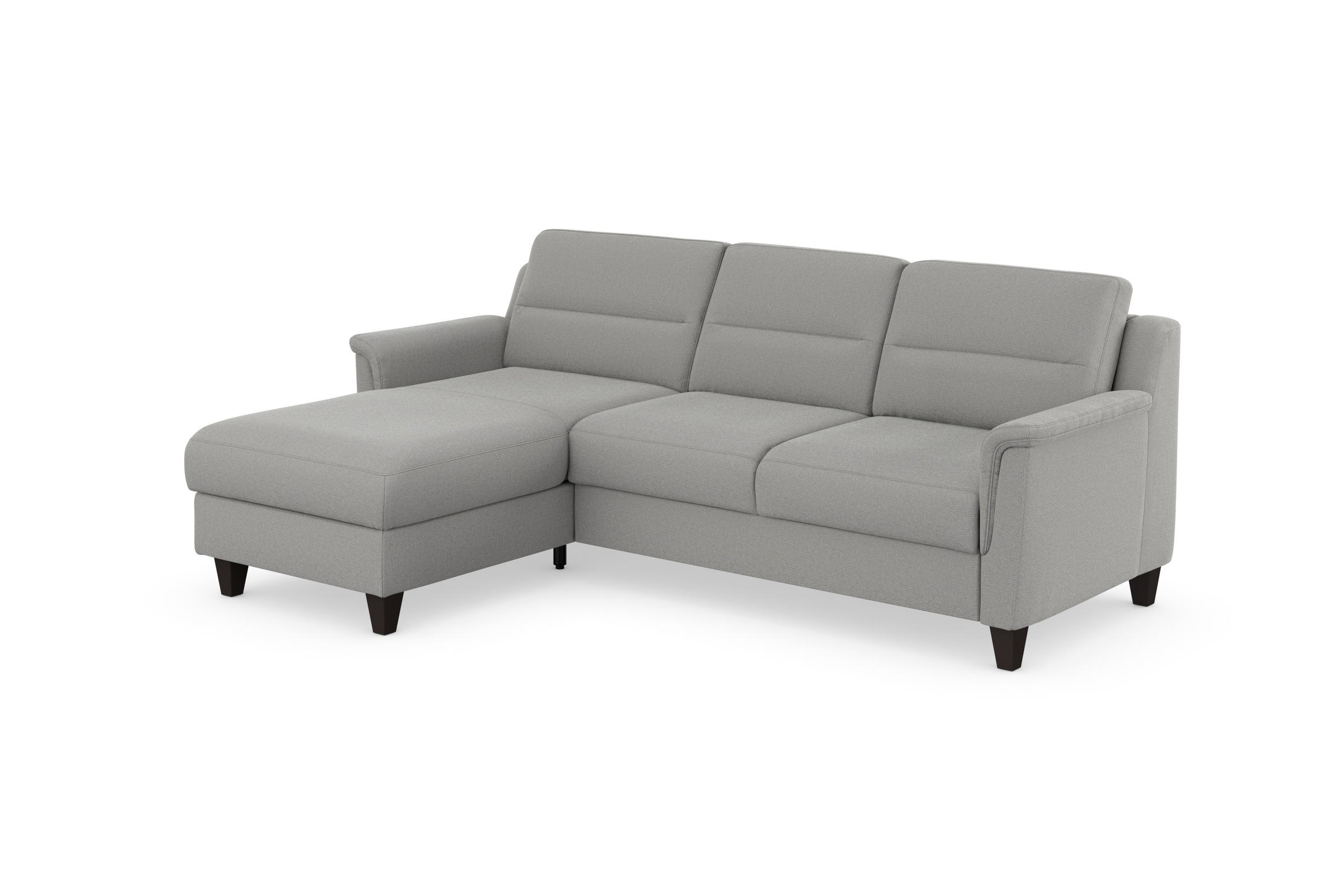 sit&more Ecksofa »Farö L-Form«, inklusive Federkern, wahlweise mit Bettfunktion und Bettkasten