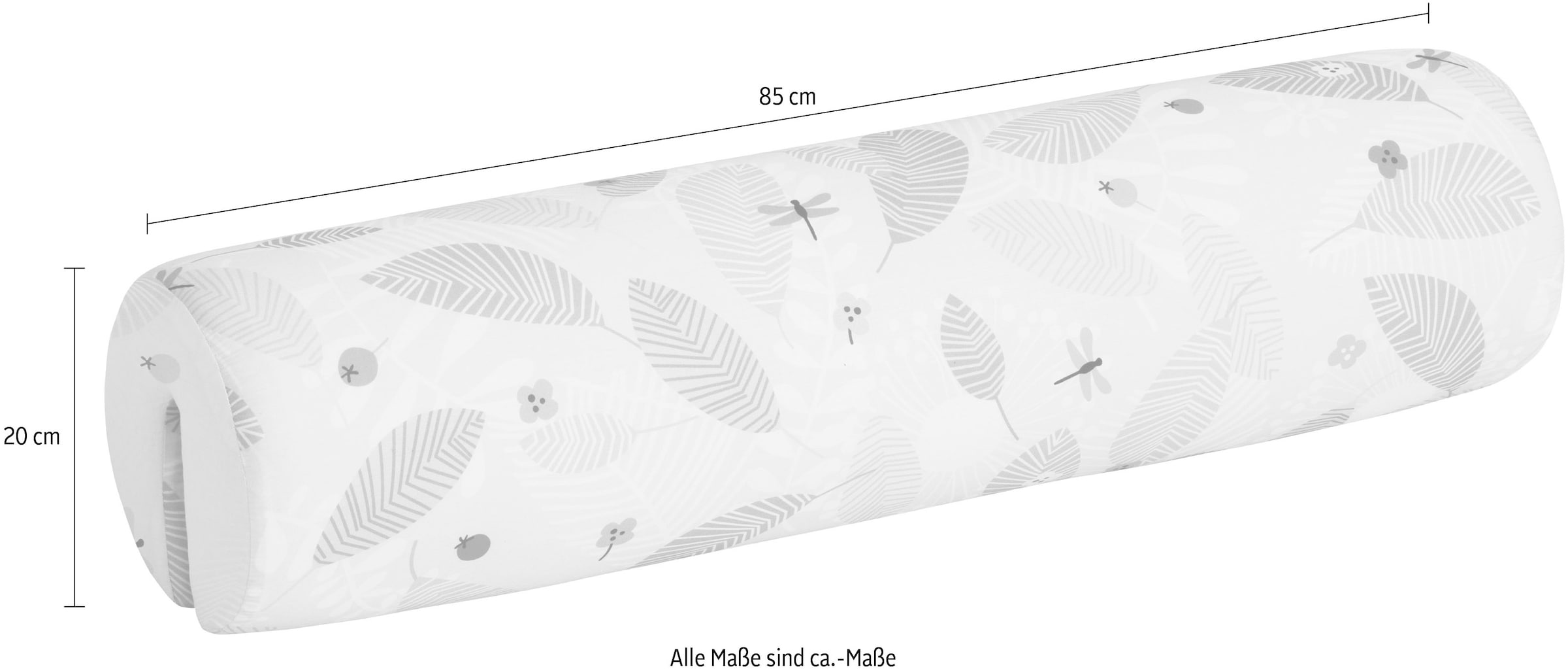 PAIDI Nackenkissen »mit verschiedenen Motiven, 85 cm Länge, Baumwolle, Bettkantenschutz« Aufsteckkissen, abnehmbarer und waschbarer Bezug, Rückenkissen
