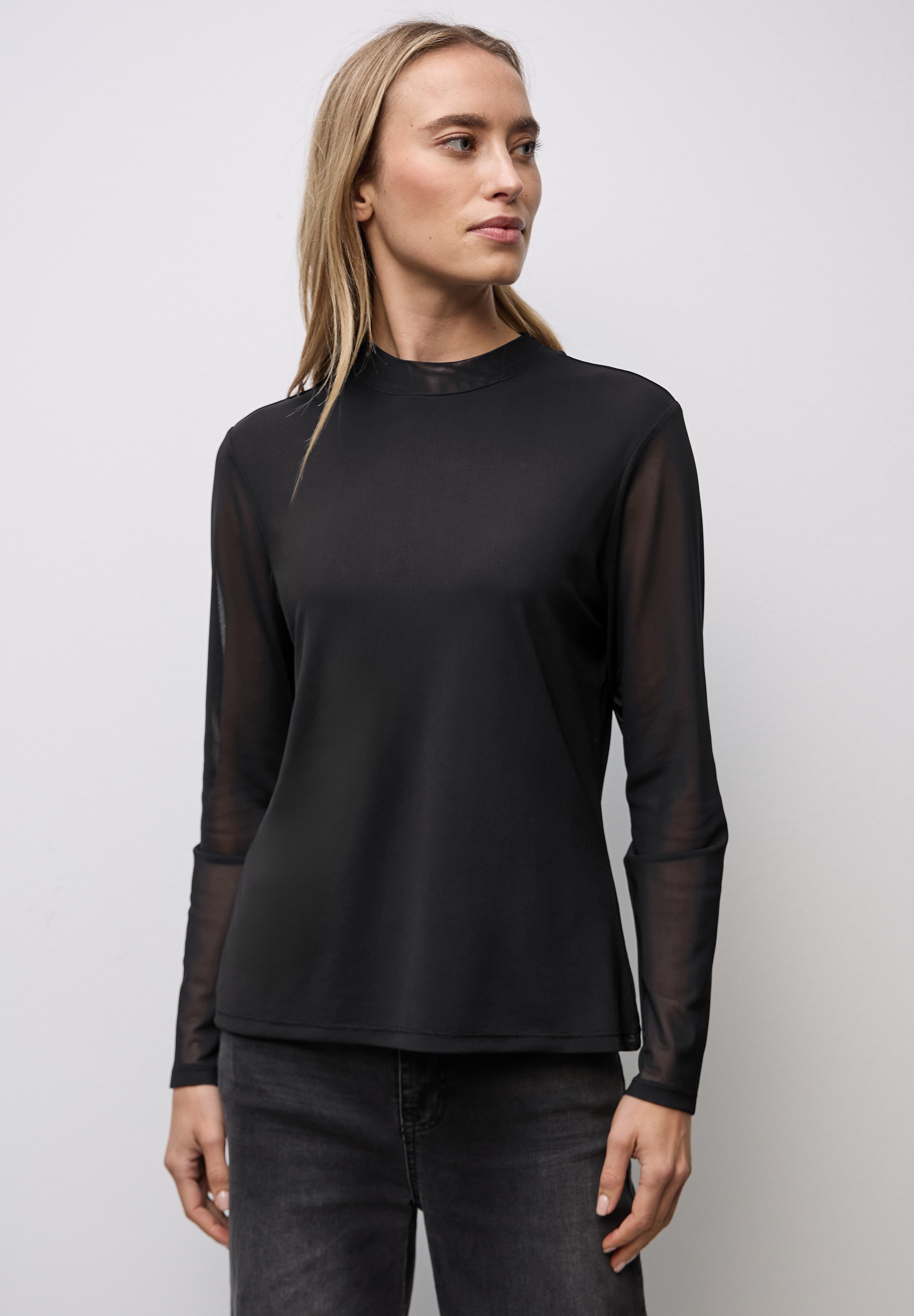 STREET ONE Langarmshirt mit Turtleneck günstig online kaufen