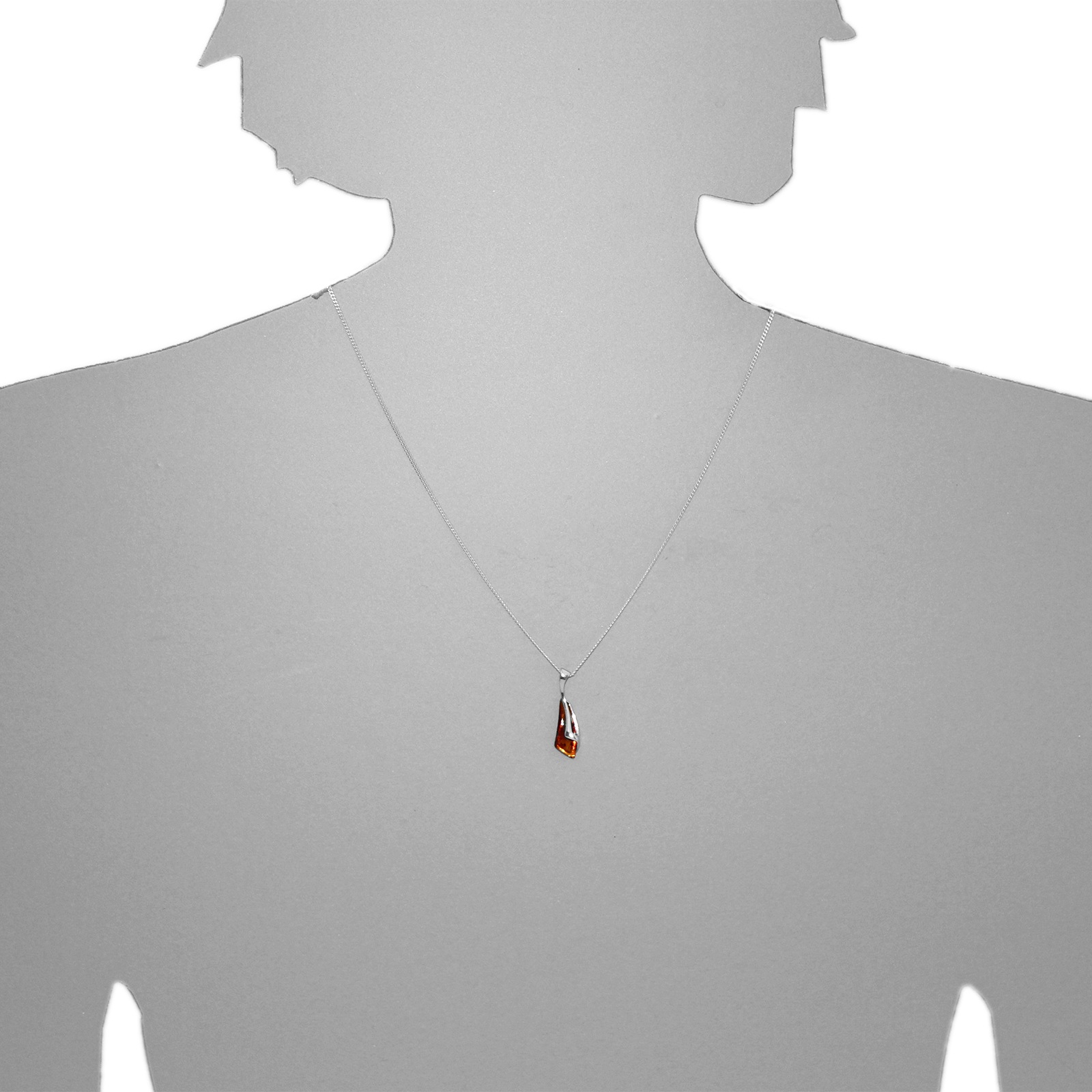 OSTSEE-SCHMUCK Kette mit Anhänger »- Tilde - Silber 925/000 - Bernstein«