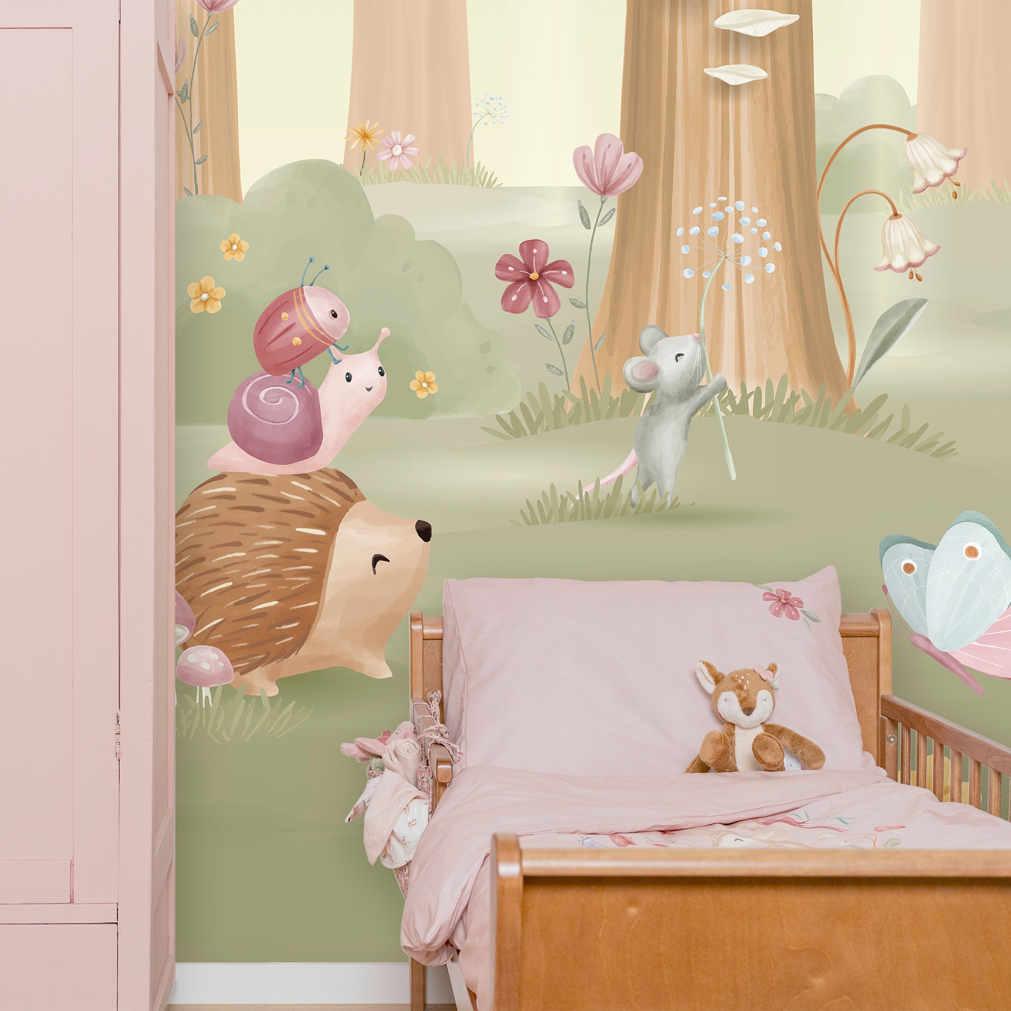 LITTLE DUTCH Vliestapete »Fairy Garden«, neutral, 280x300cm (LxB) ca. 8,4m2