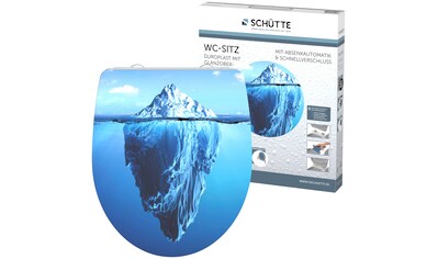 Schütte WC-Sitz »Iceberg«, Duroplast, Hochglänzender Toilettendeckel mit... kaufen
