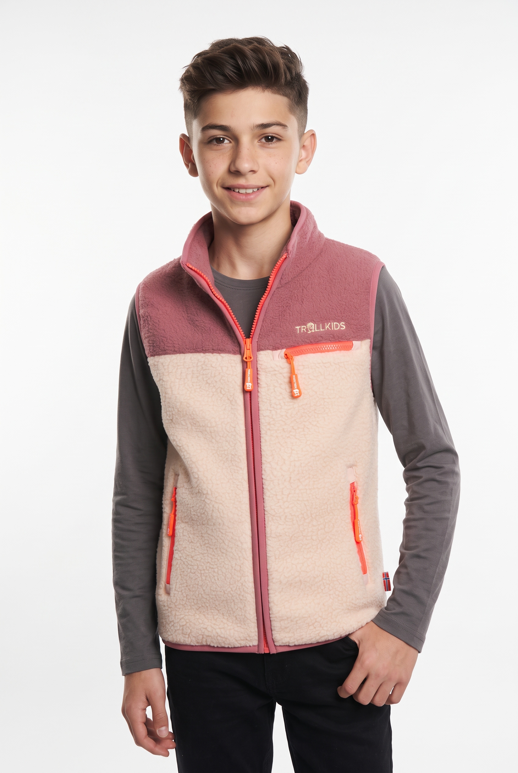 TROLLKIDS Fleeceweste "KIDS HEMSEDAL VEST" sportlich, aus Fleece, wärmend, für Kinder