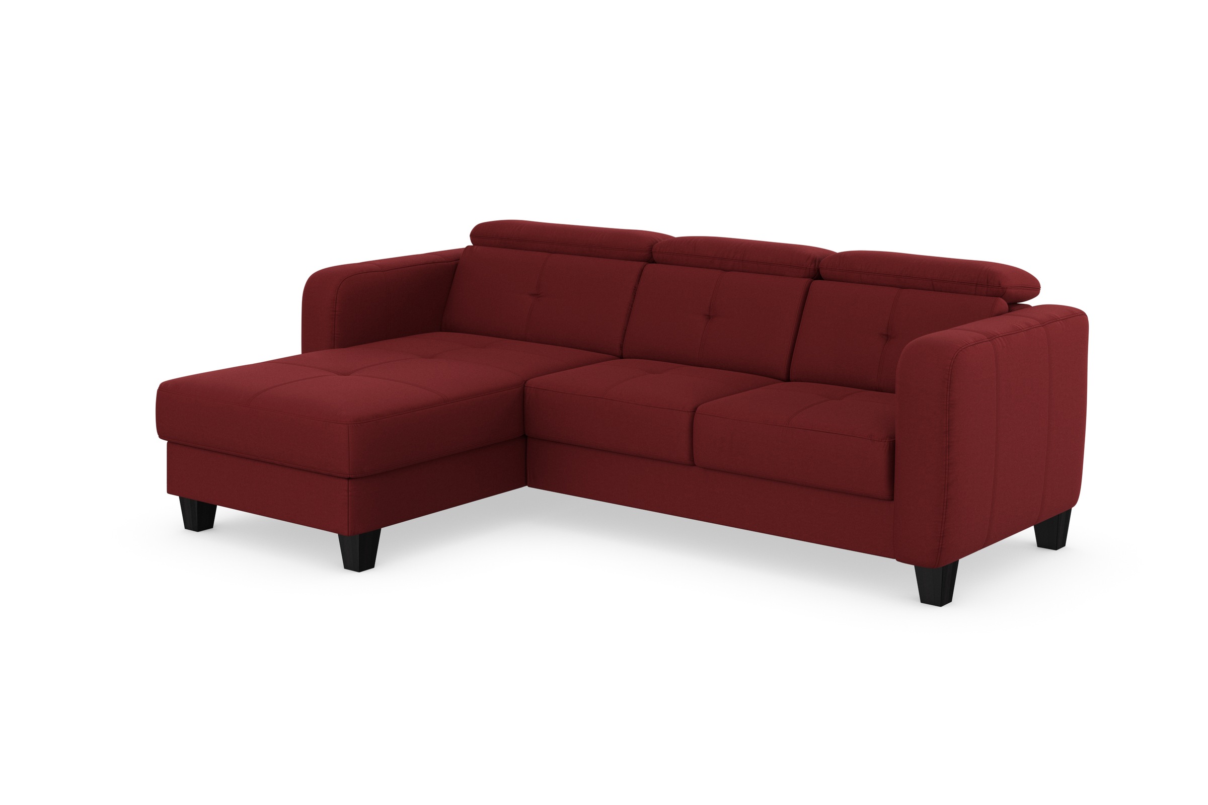 Thumbnail - sit&more Ecksofa "Belluci L-Form", inklusive Federkern, wahlweise mit Bettfunktion und Bettkasten