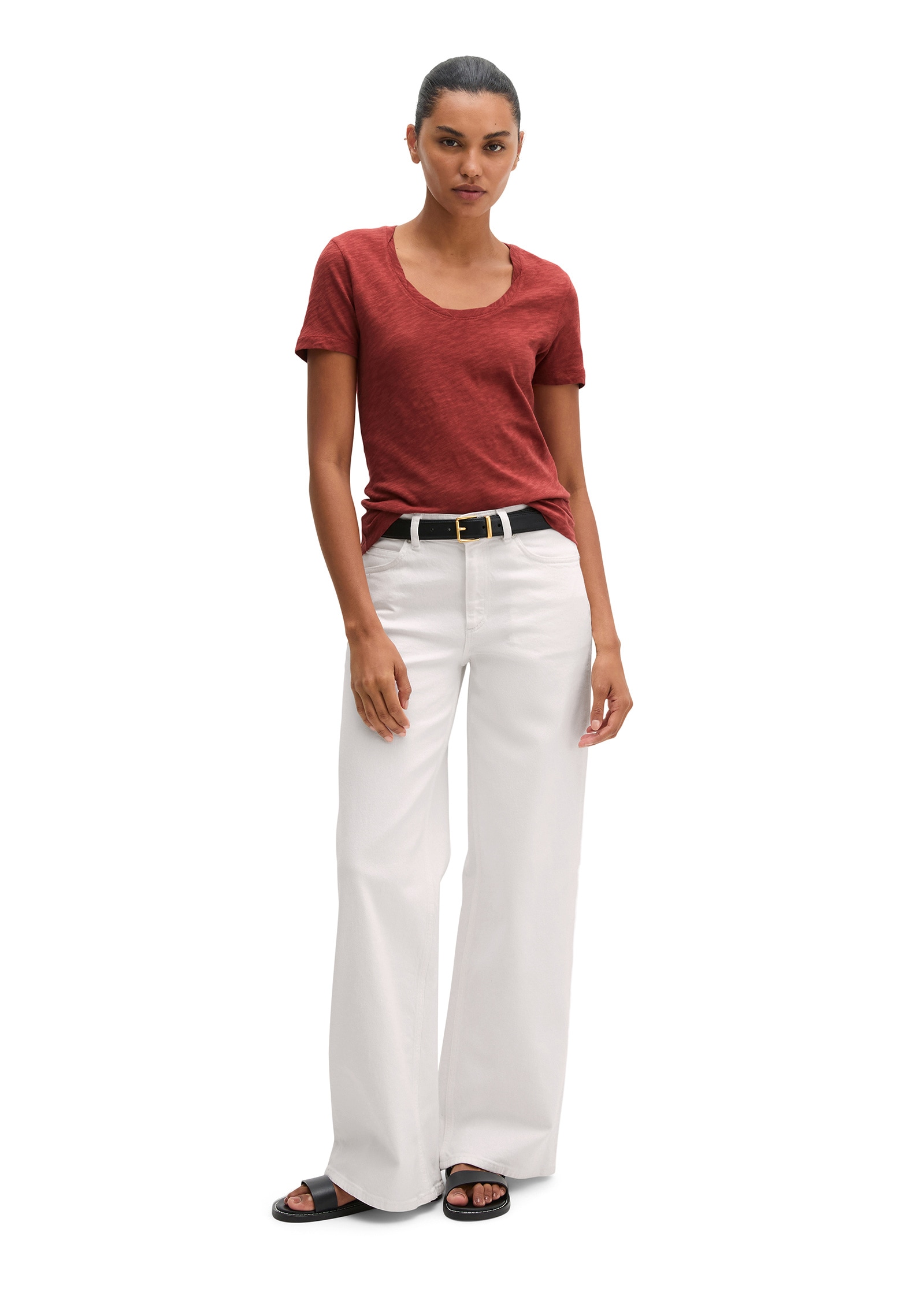 Marc O'Polo T-Shirt »aus Slub-Jersey«