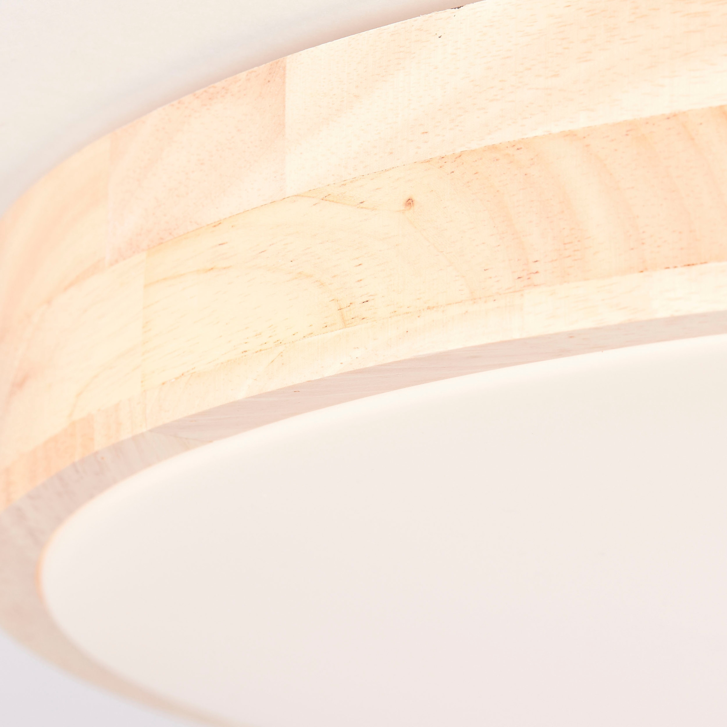 BreLight LED Wandleuchte lm, BAUR hell/weiß Holz 50 dimmbar, | K, »Slimline«, 3800 CCT, 3000-6500 D cm