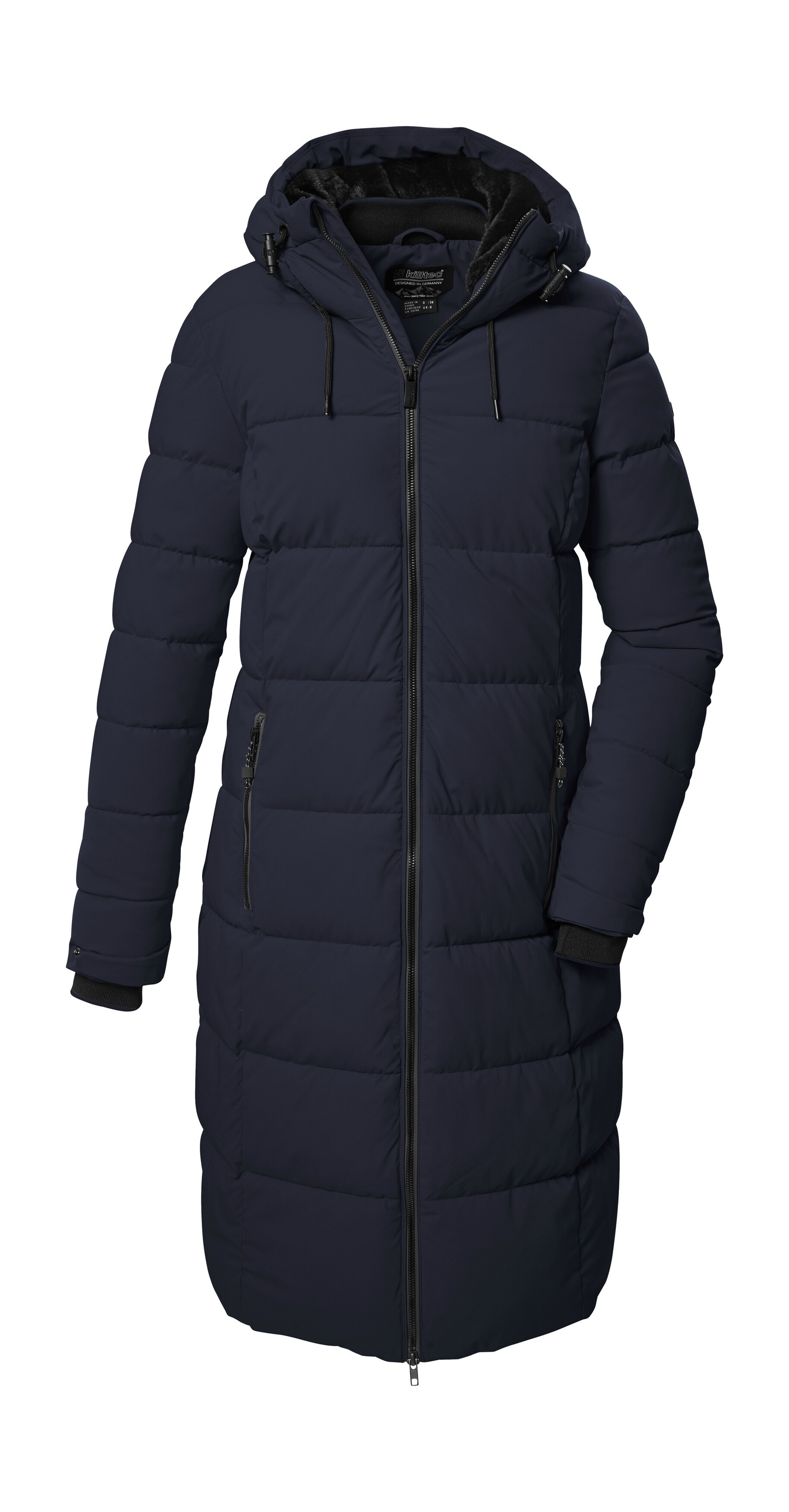 Killtec Steppmantel "KOW 56 WMN QLTD CT" Winddichter, wasserabweisender Wintermantel mit regulierbarer Kapuze