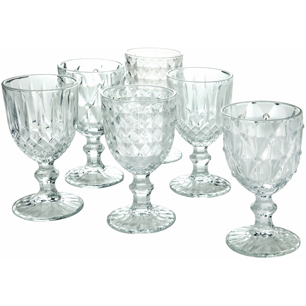 Villa d'Este Weinglas »Loira Transparent«, (Set, 6 tlg.)