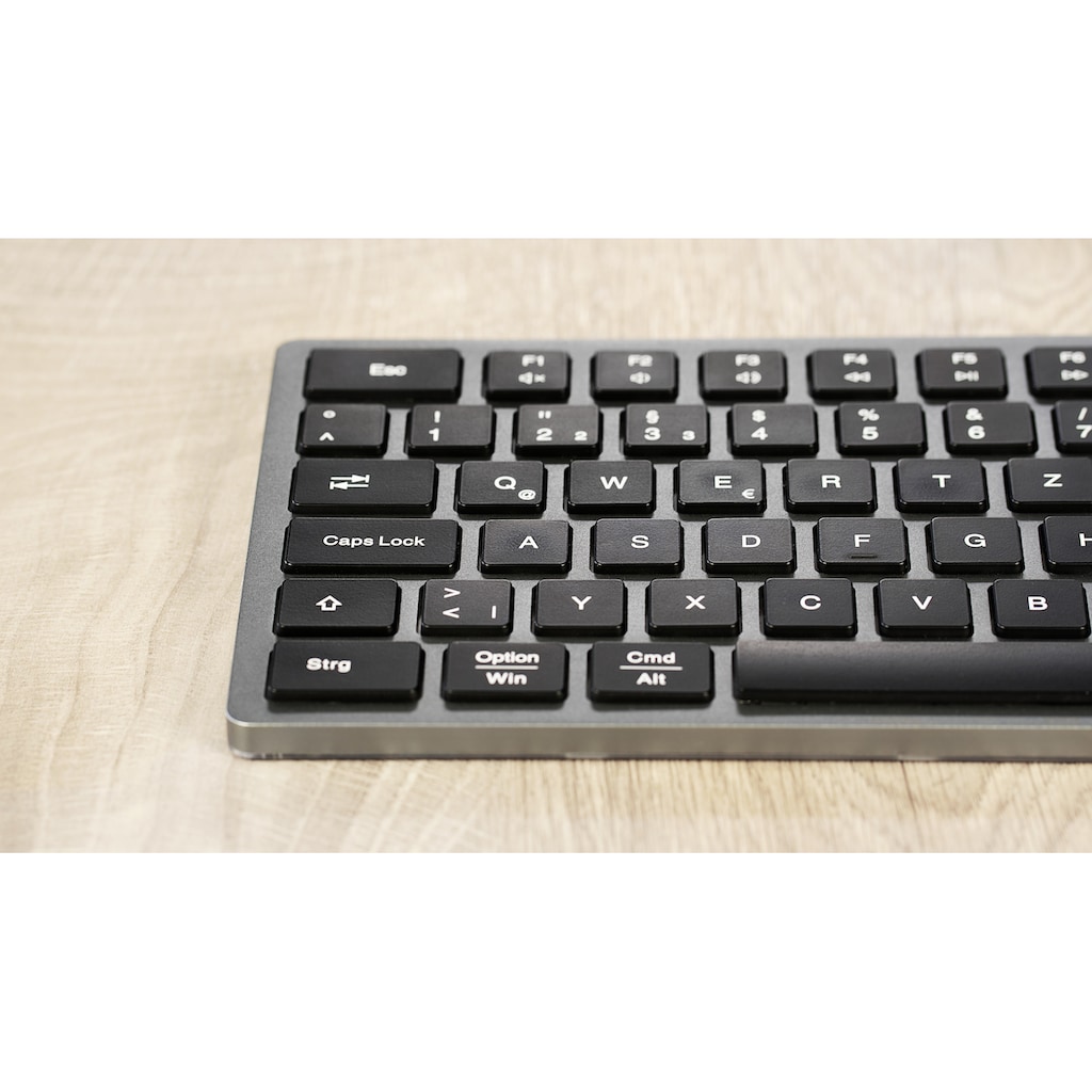 Speedlink Wireless-Tastatur »LEVIA Illuminated Metal Office Scissor Keyboard«