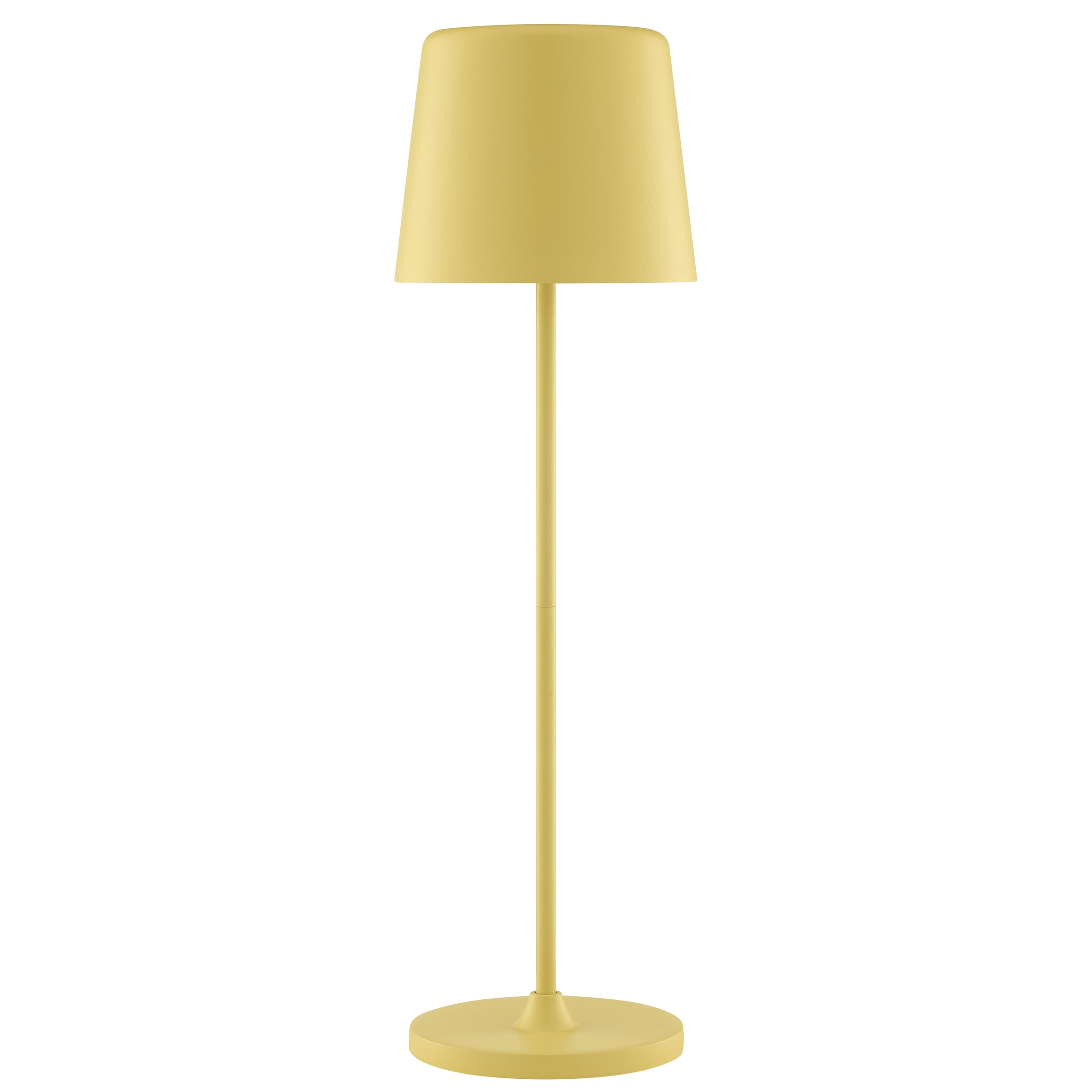 BRILLIANT LED Tischleuchte "Kaami - mobile LED Außen Tischlampe", gelb, Ø 10cm H: 37cm, 1 Stk., Leuchten, mobile LED Außen Tischlampe, 37 cm, 310 lm, Touchdimmer, USB, LED Tischleuchte