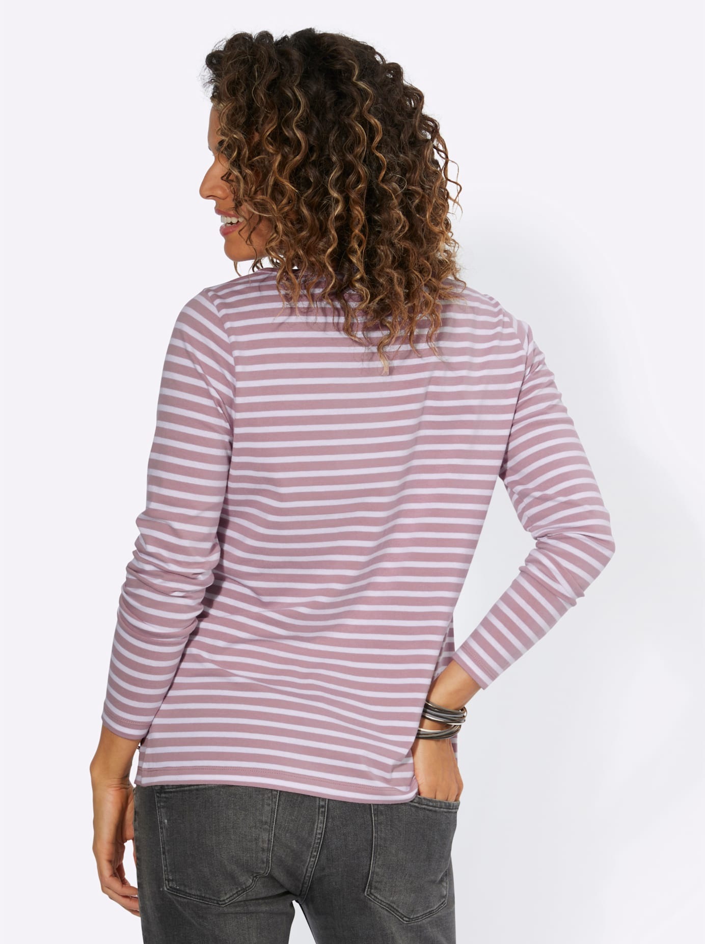 Casual Looks Langarmshirt "Ringelshirt", (1 tlg.) günstig online kaufen