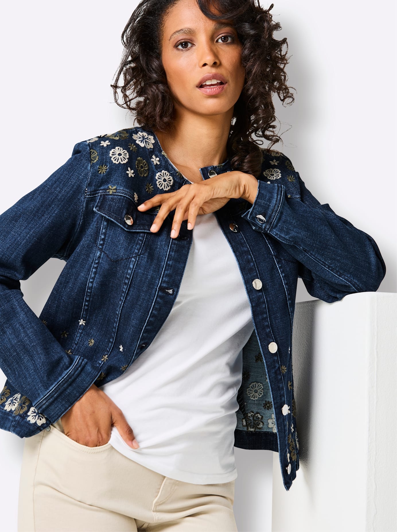 CREATION L PREMIUM Jeansblazer »Lyocell-Mix-Jeans-Blazer«