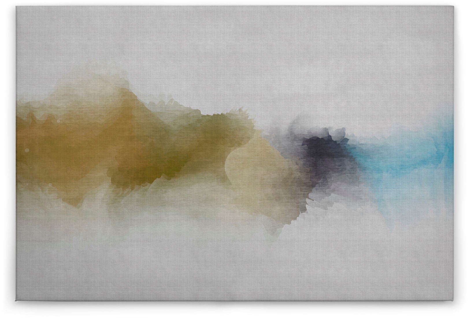A.S. Création Leinwandbild »daydream 3«, Abstrakt, (1 St.), Keilrahmen Bild Farben Grau Bunt