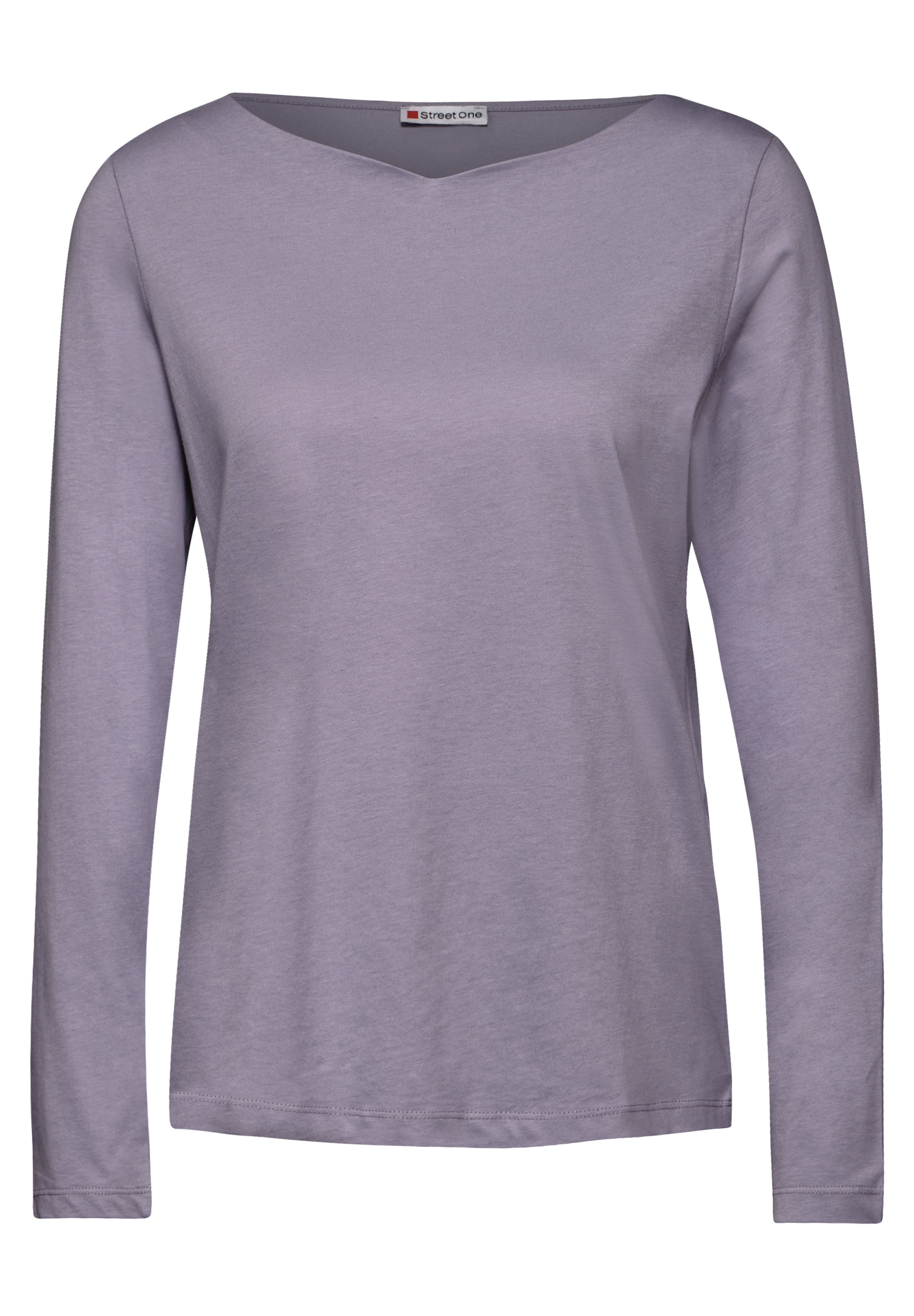 STREET ONE Langarmshirt, aus reiner Baumwolle