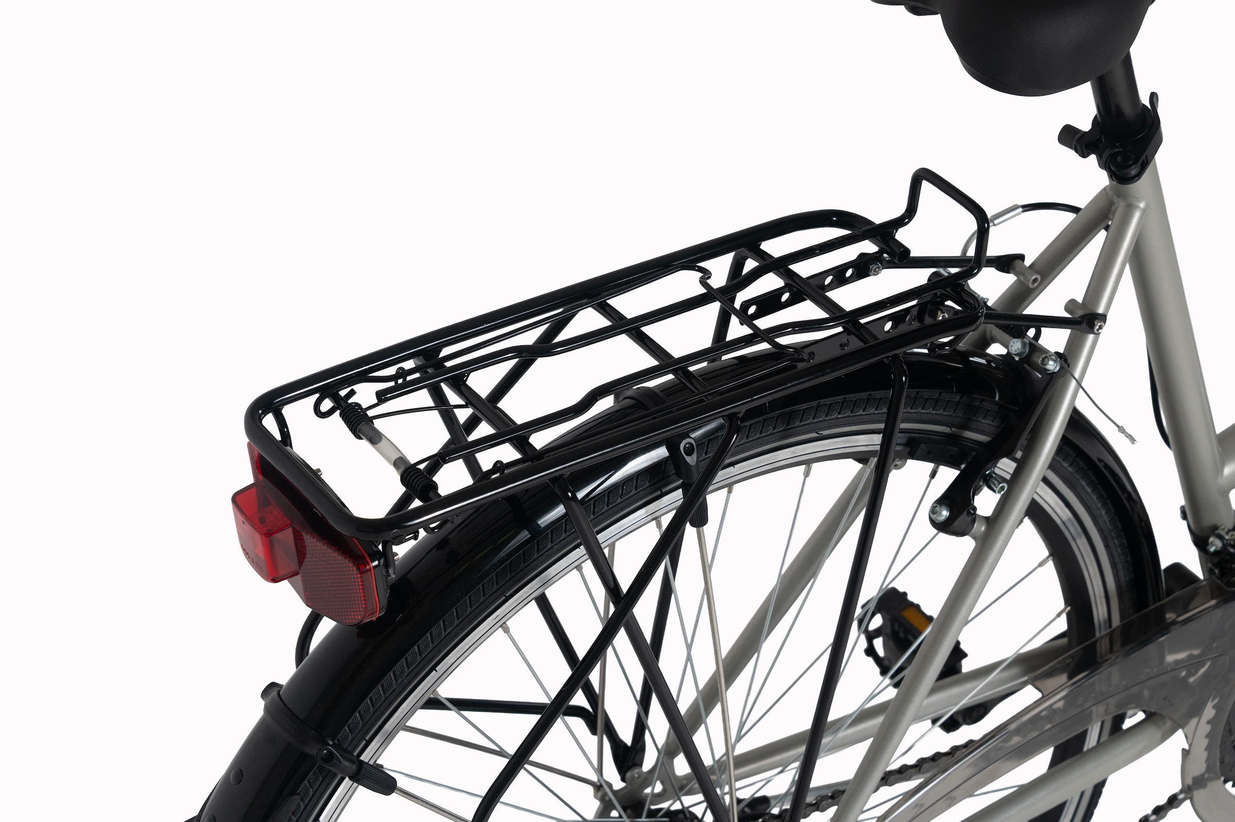 Dacapo Trekkingrad »DaCapo Trekkingrad Damen 28'' Montreal silver« 21 Gang Shimano Tourney Schaltwerk Kettenschaltung 53, 