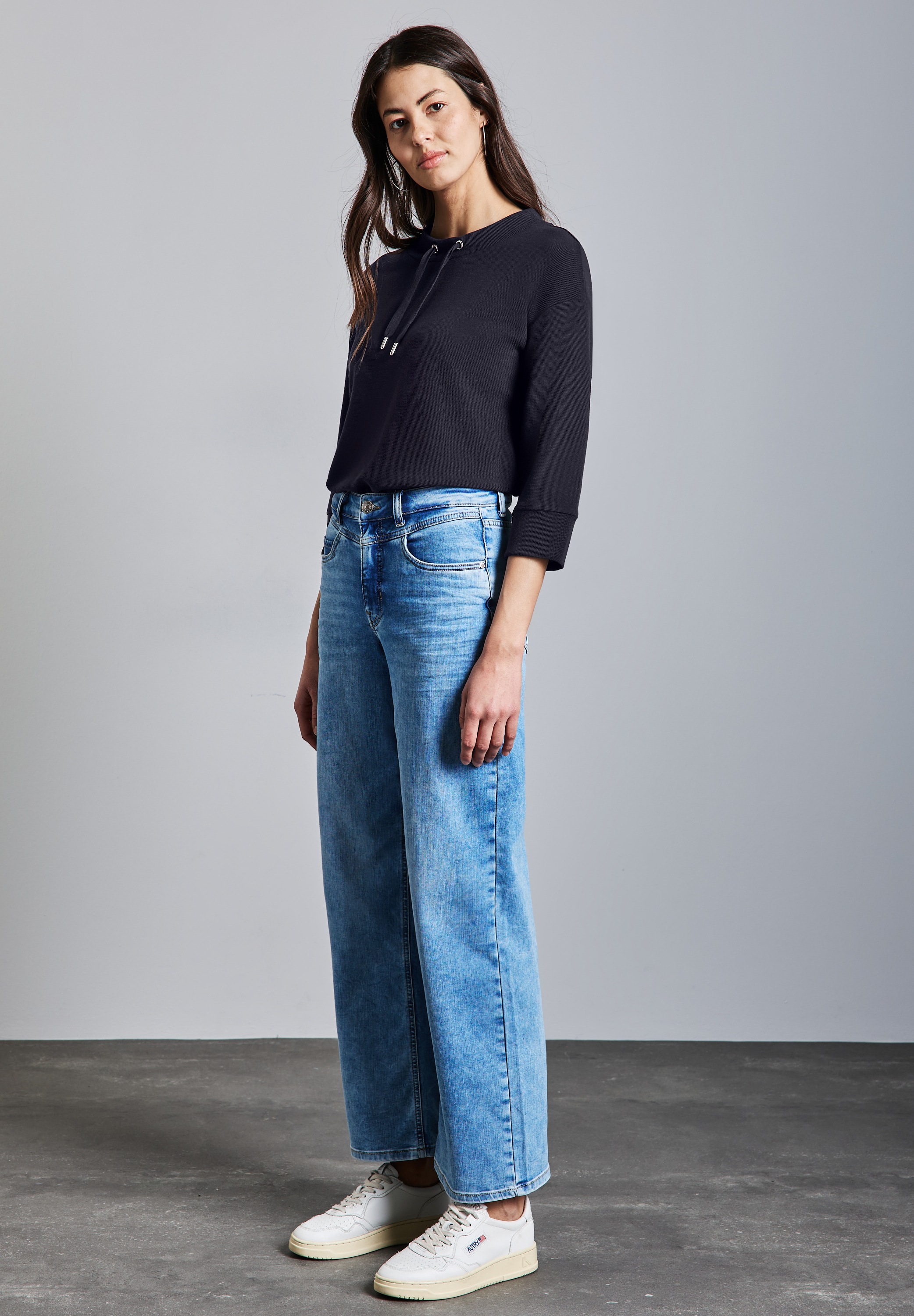 STREET ONE 3/4-Arm-Shirt, mit 3/4 Ärmeln