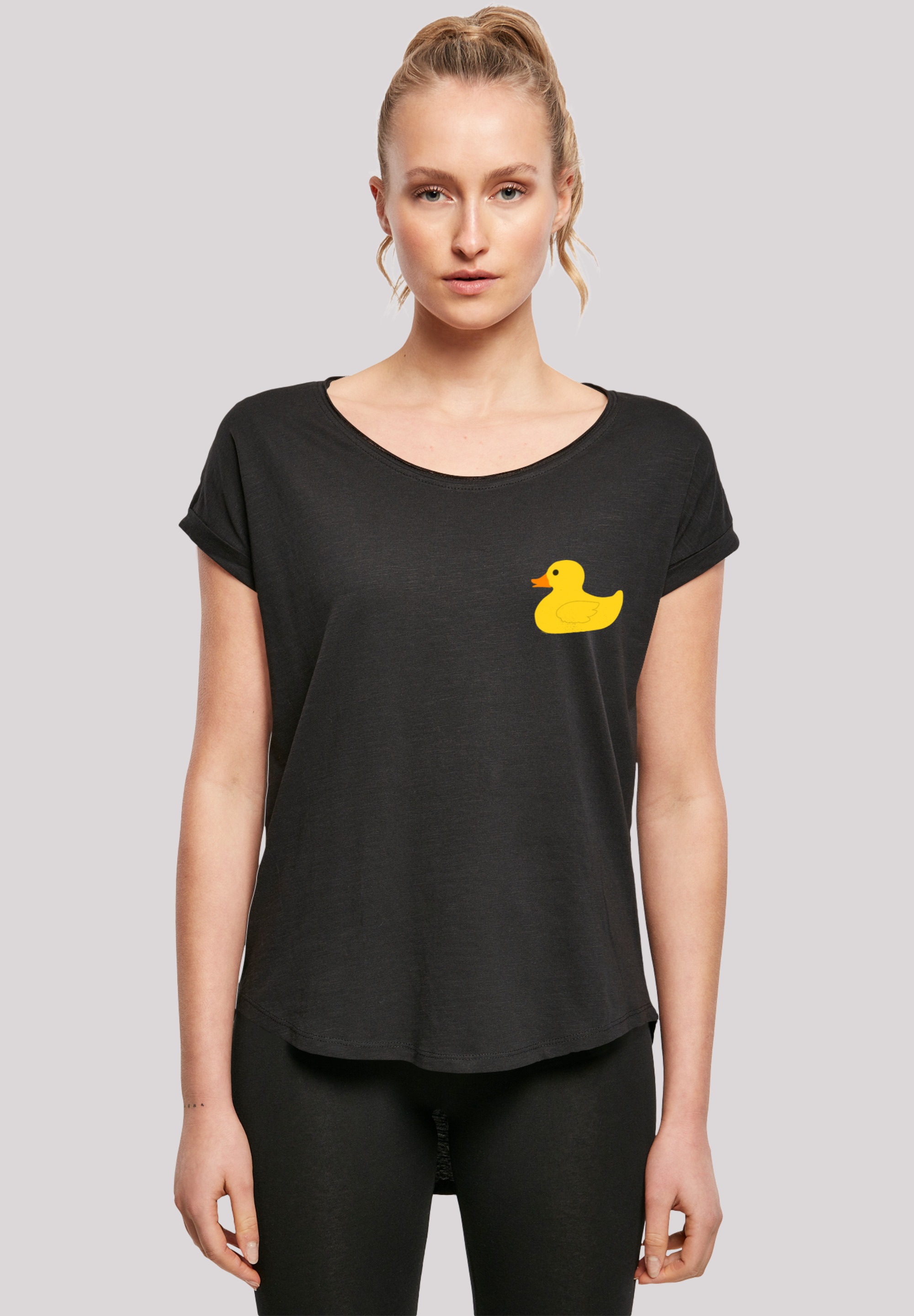 online T-Shirt F4NT4STIC Rubber »Yellow Duck | LONG«, bestellen BAUR Print