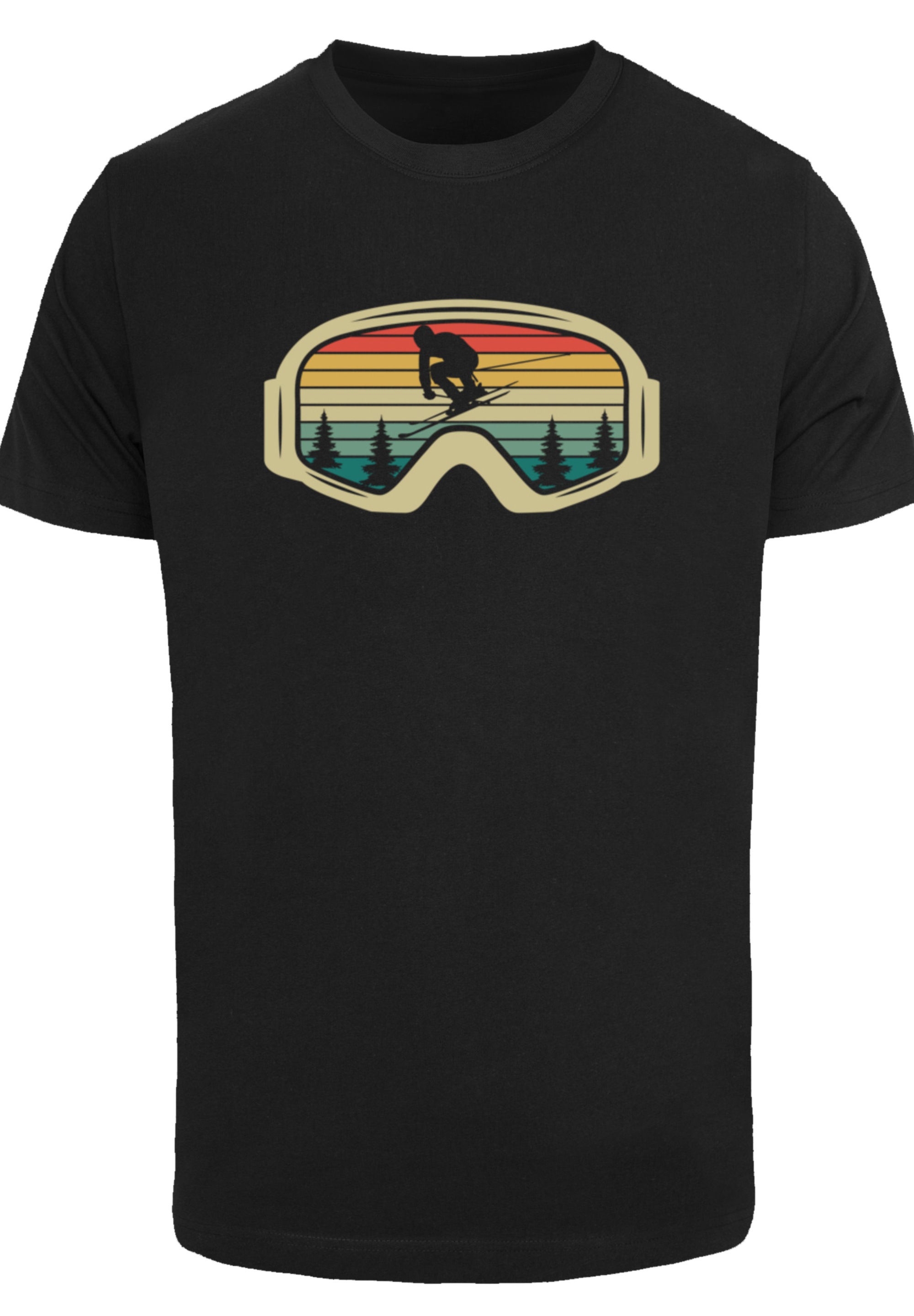 F4NT4STIC T-Shirt "Retro Skibrille Wintersport", Premium Qualität günstig online kaufen