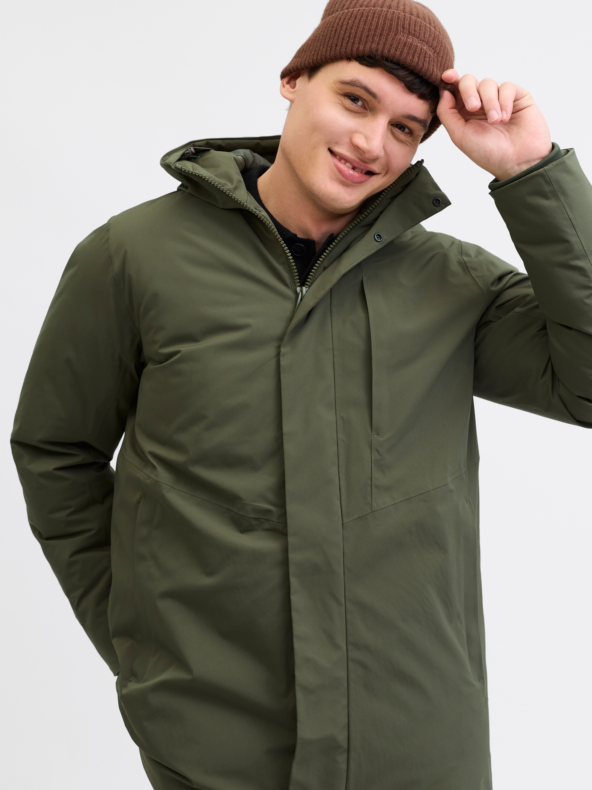 Jack & Jones Parka "JJEKEEN PARKA AW25 SN" mit Kapuze günstig online kaufen